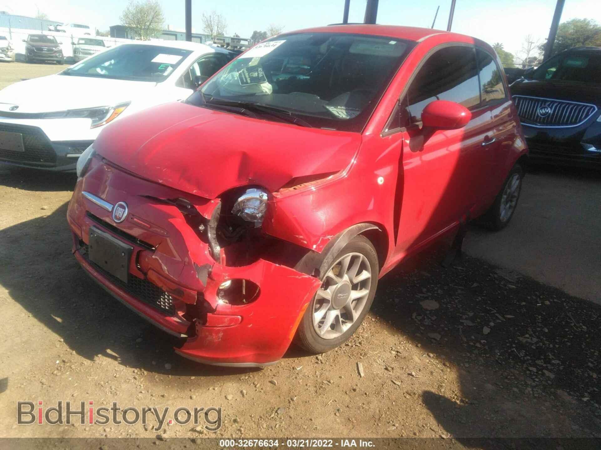 2016 FIAT 500 - VIN: 3C3CFFKR3GT126011 - Фото 2