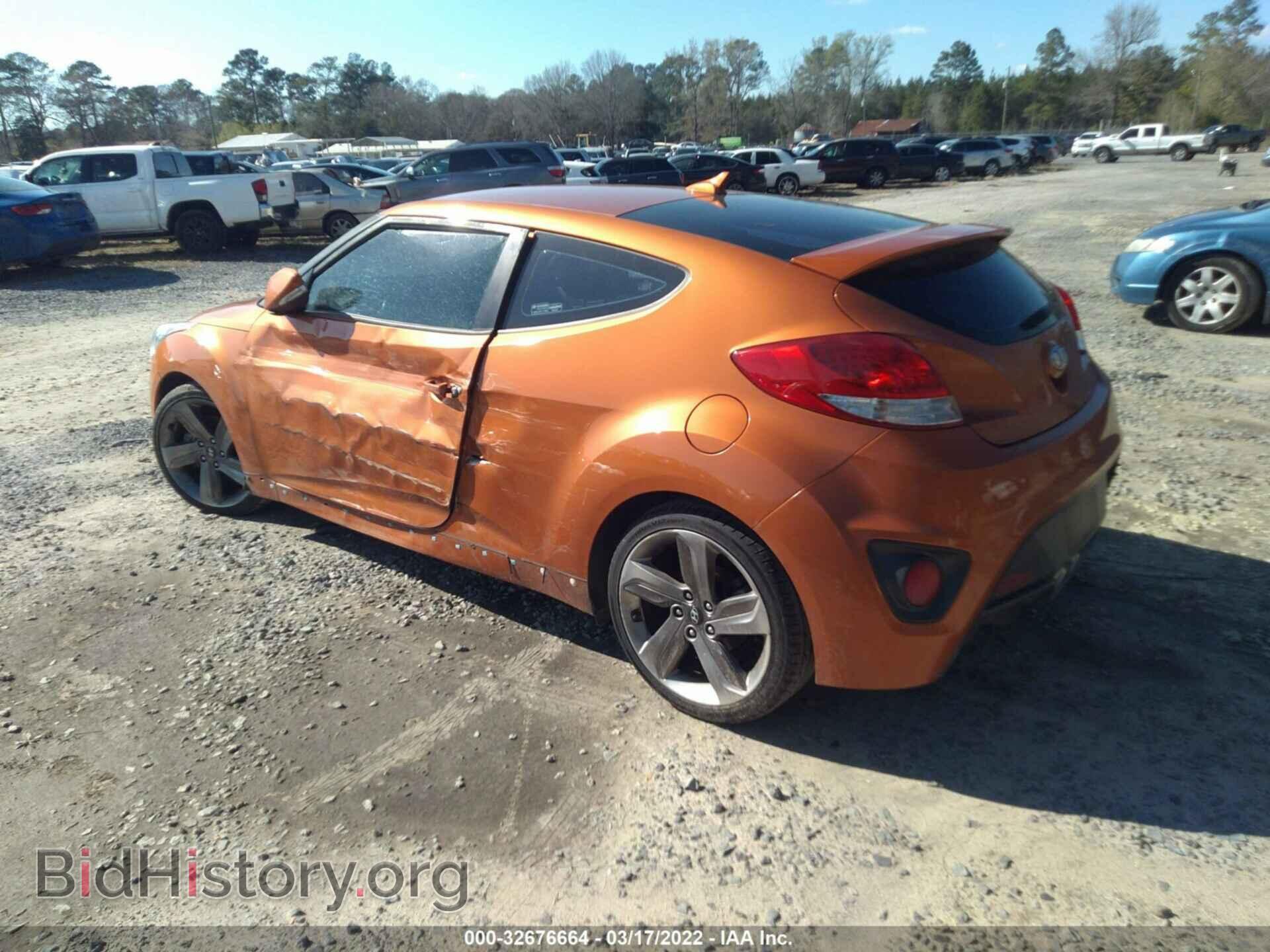 2014 HYUNDAI VELOSTER - VIN: KMHTC6AE5EU199172 - Фото 3