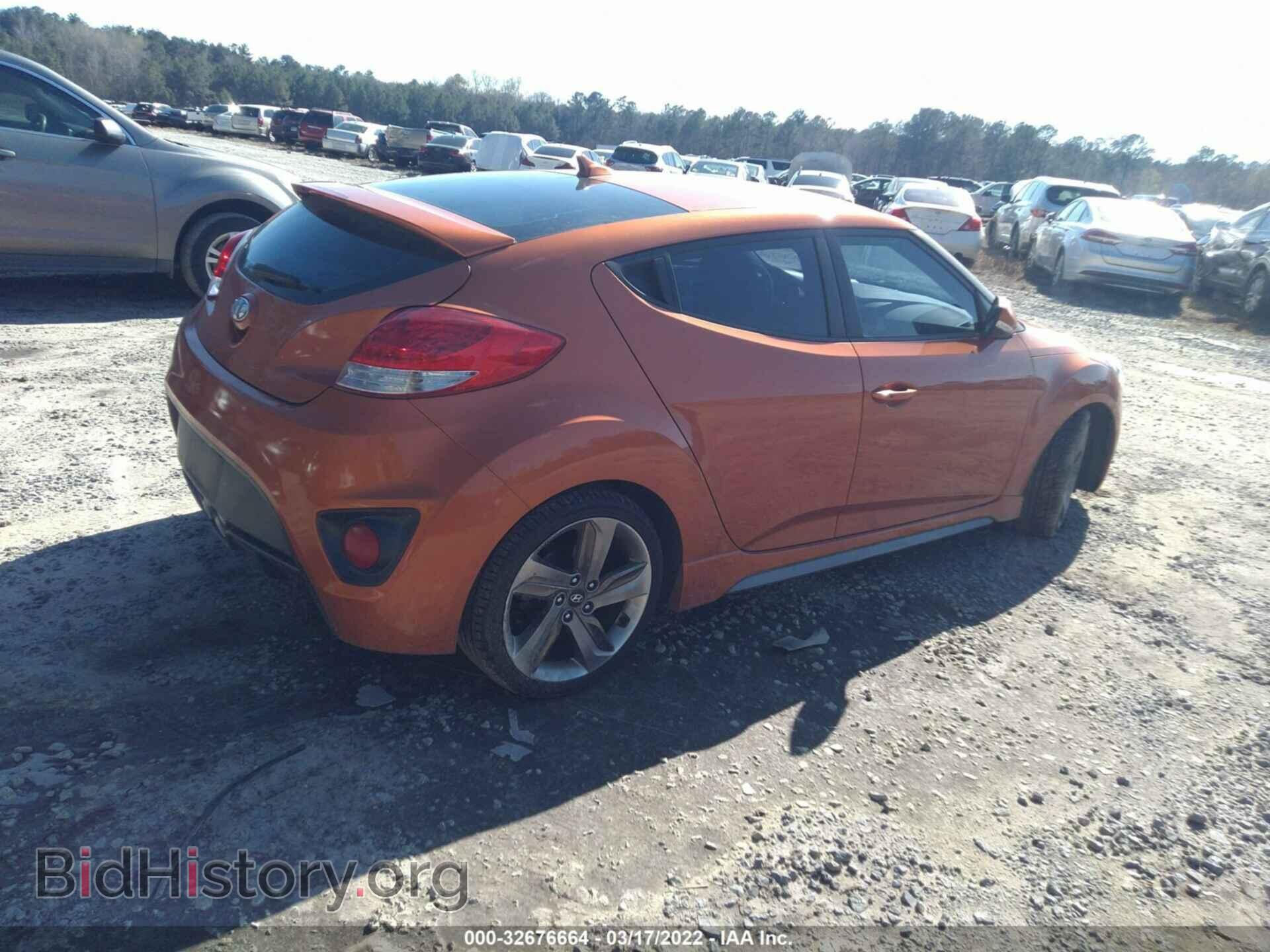 2014 HYUNDAI VELOSTER - VIN: KMHTC6AE5EU199172 - Фото 4
