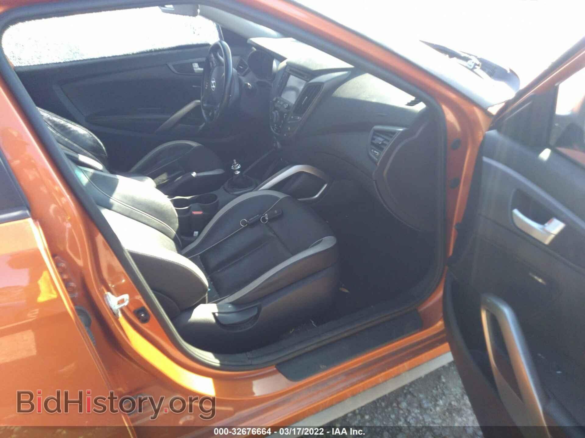 2014 HYUNDAI VELOSTER - VIN: KMHTC6AE5EU199172 - Фото 5