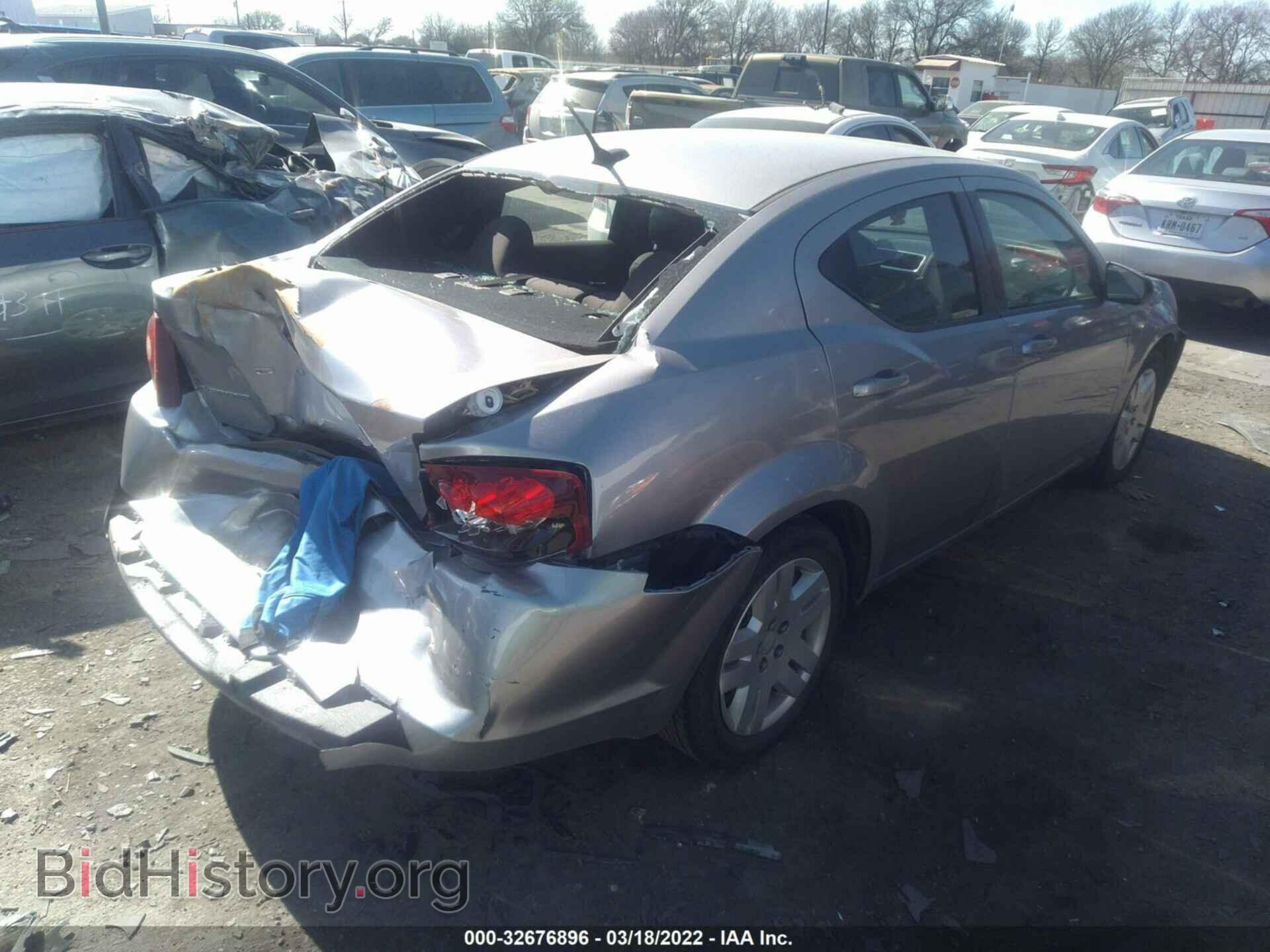 2013 DODGE AVENGER - VIN: 1C3CDZAG0DN749234 - Фото 4