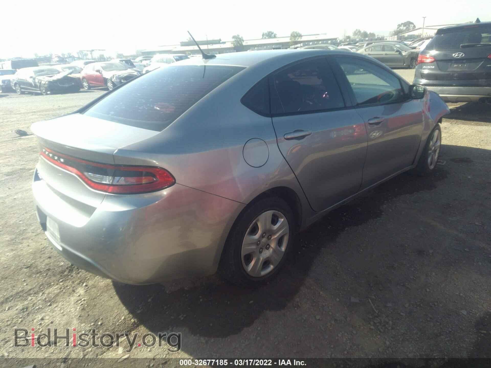 2016 DODGE DART - VIN: 1C3CDFAA4GD504182 - Фото 4