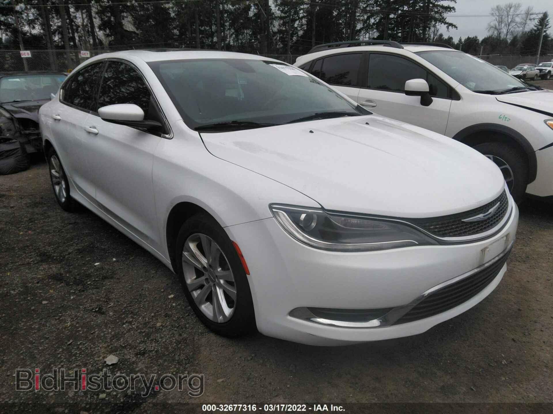 Фотография 1C3CCCAB8FN624909 - CHRYSLER 200 2015