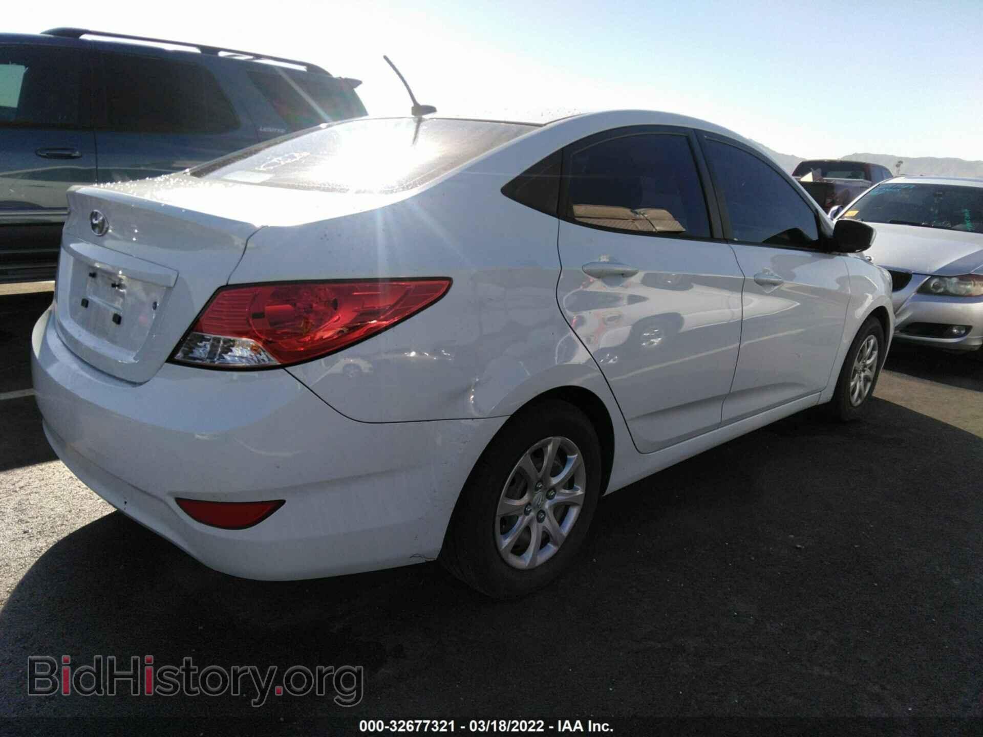 2013 HYUNDAI ACCENT - VIN: KMHCT4AE7DU525797 - Фото 4