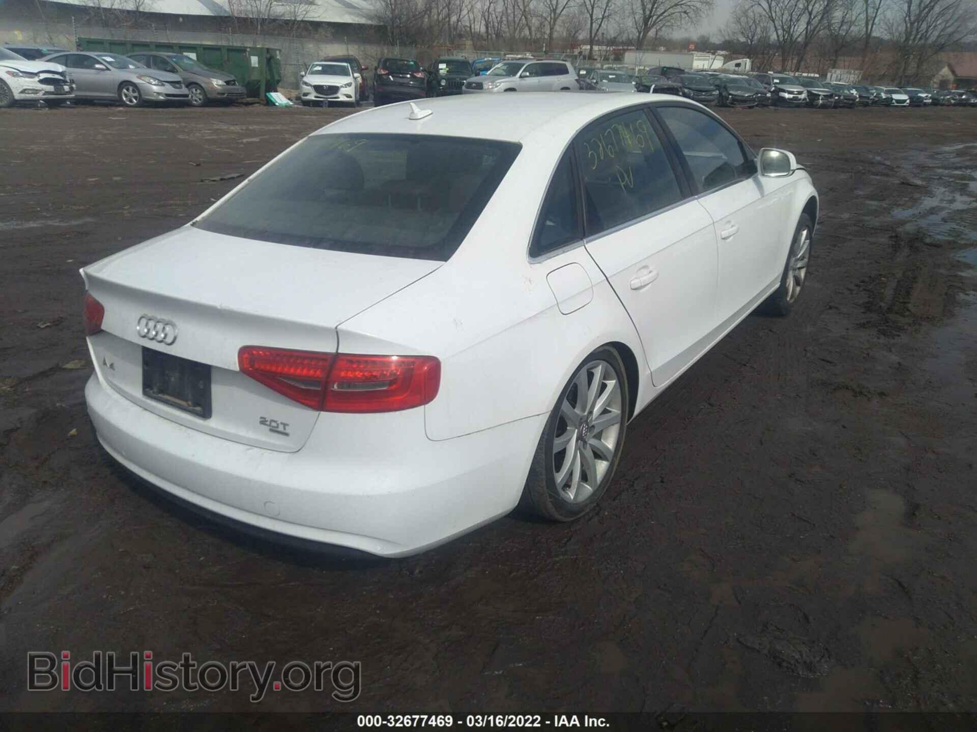 2013 AUDI A4 - VIN: WAUFFAFL0DN041184 - Фото 4