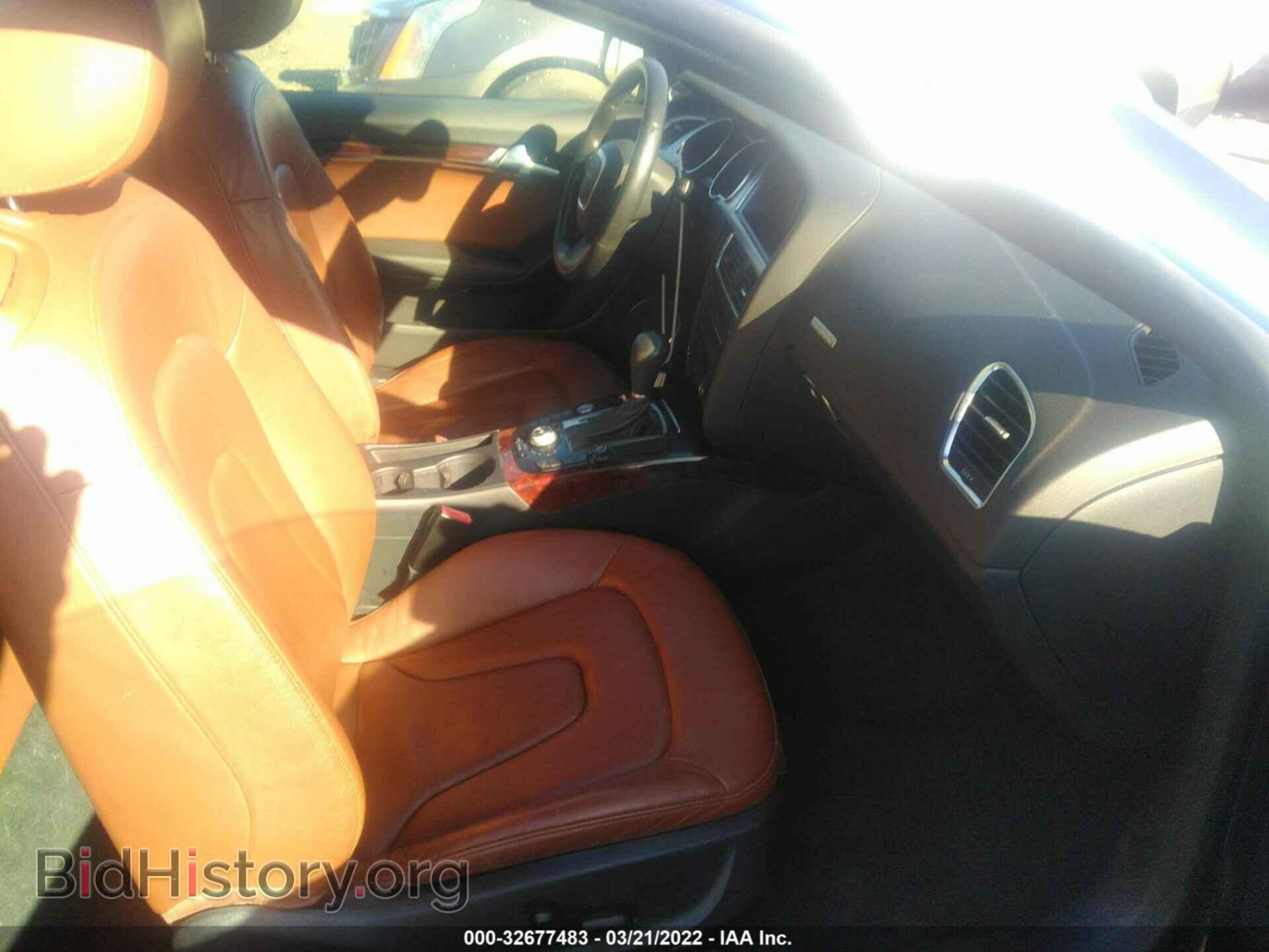 2012 AUDI A5 - VIN: WAULFAFR7CA033998 - Фото 5