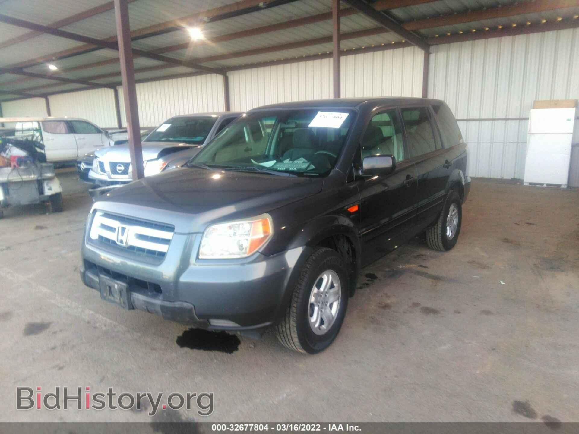 2006 HONDA PILOT - VIN: 2HKYF18166H545930 - Фото 2