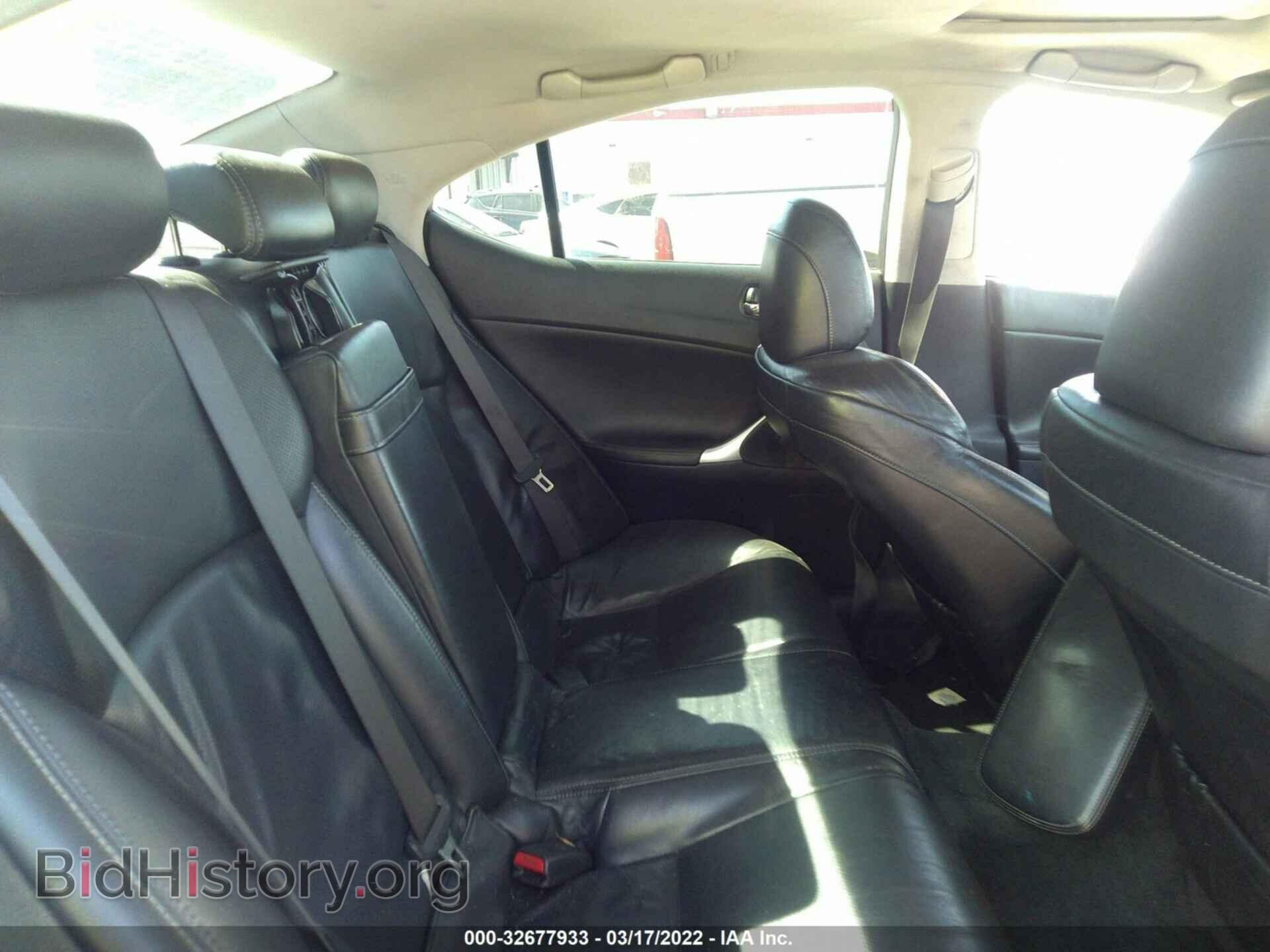 2009 LEXUS IS 250 - VIN: JTHBK262X95105652 - Фото 8