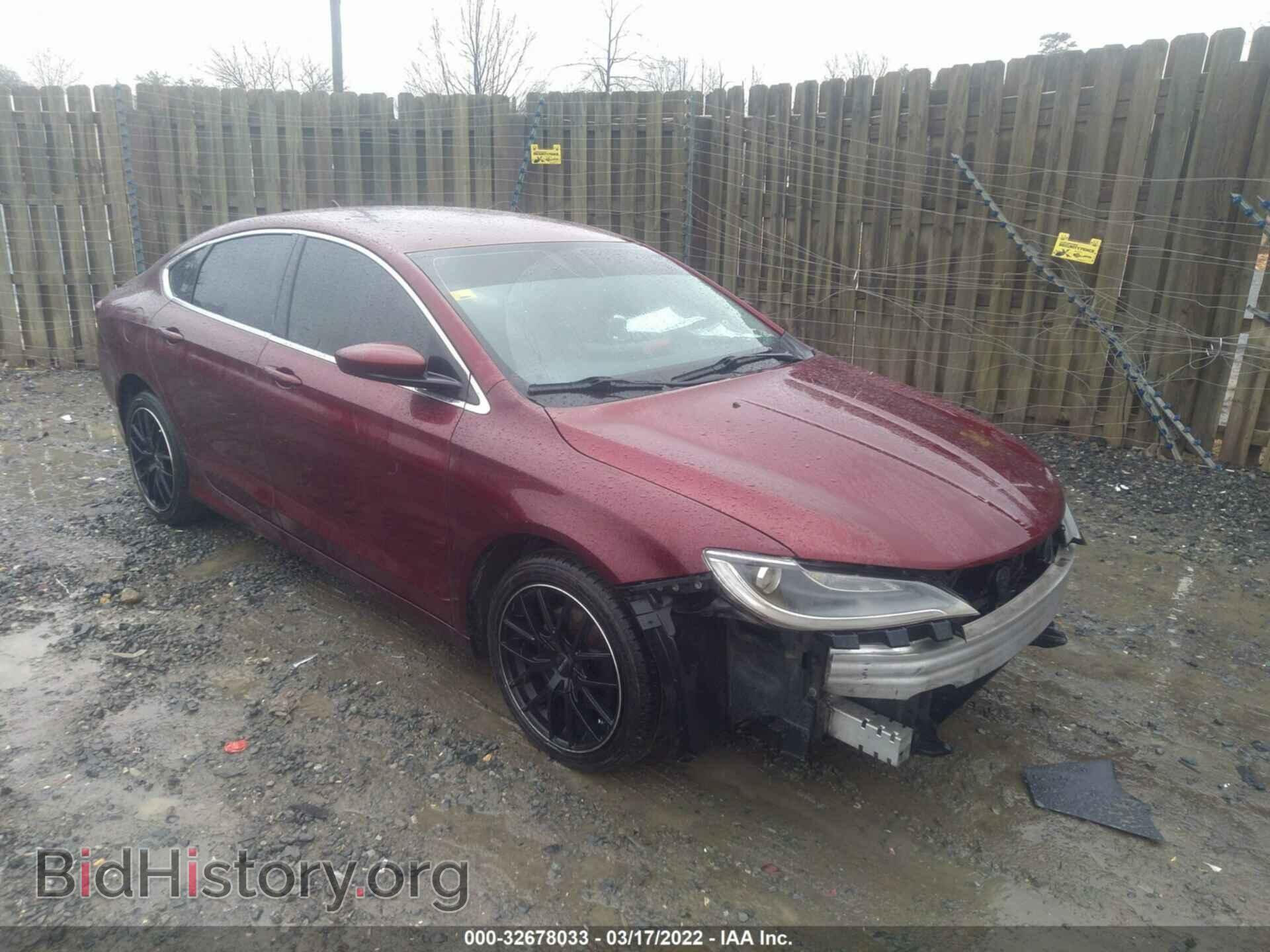Фотография 1C3CCCAB1FN667116 - CHRYSLER 200 2015