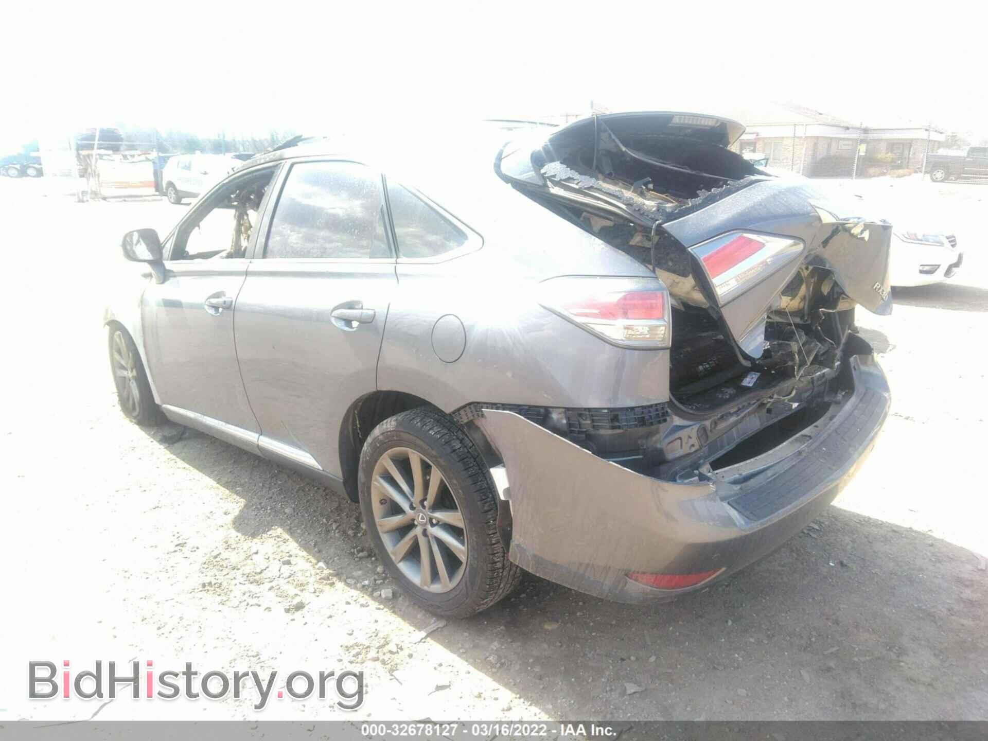 2015 LEXUS RX 350 - VIN: 2T2BK1BA8FC262826 - Фото 3