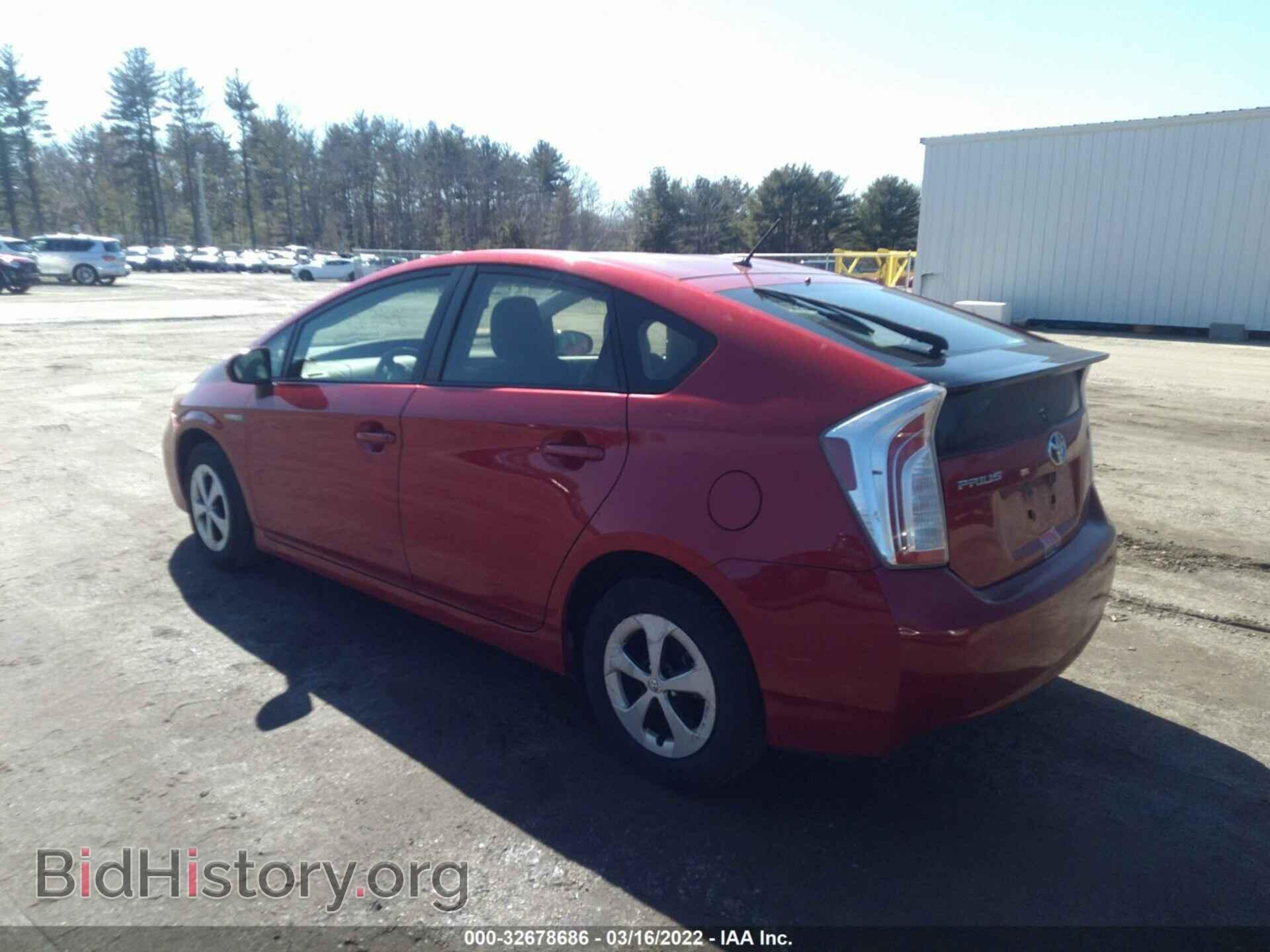 2012 TOYOTA PRIUS - VIN: JTDKN3DU3C1541504 - Фото 3