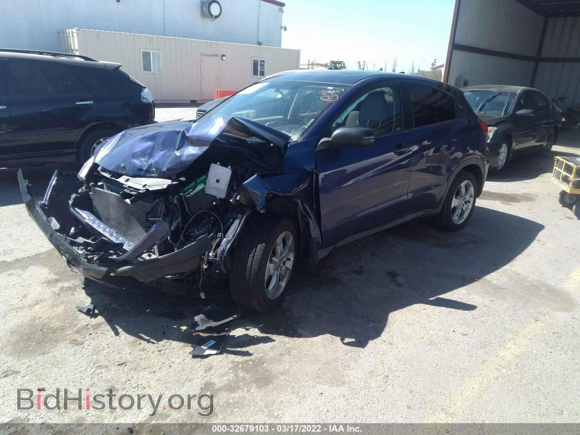 2016 HONDA HR-V - VIN: 3CZRU5H53GM732293 - Фото 2
