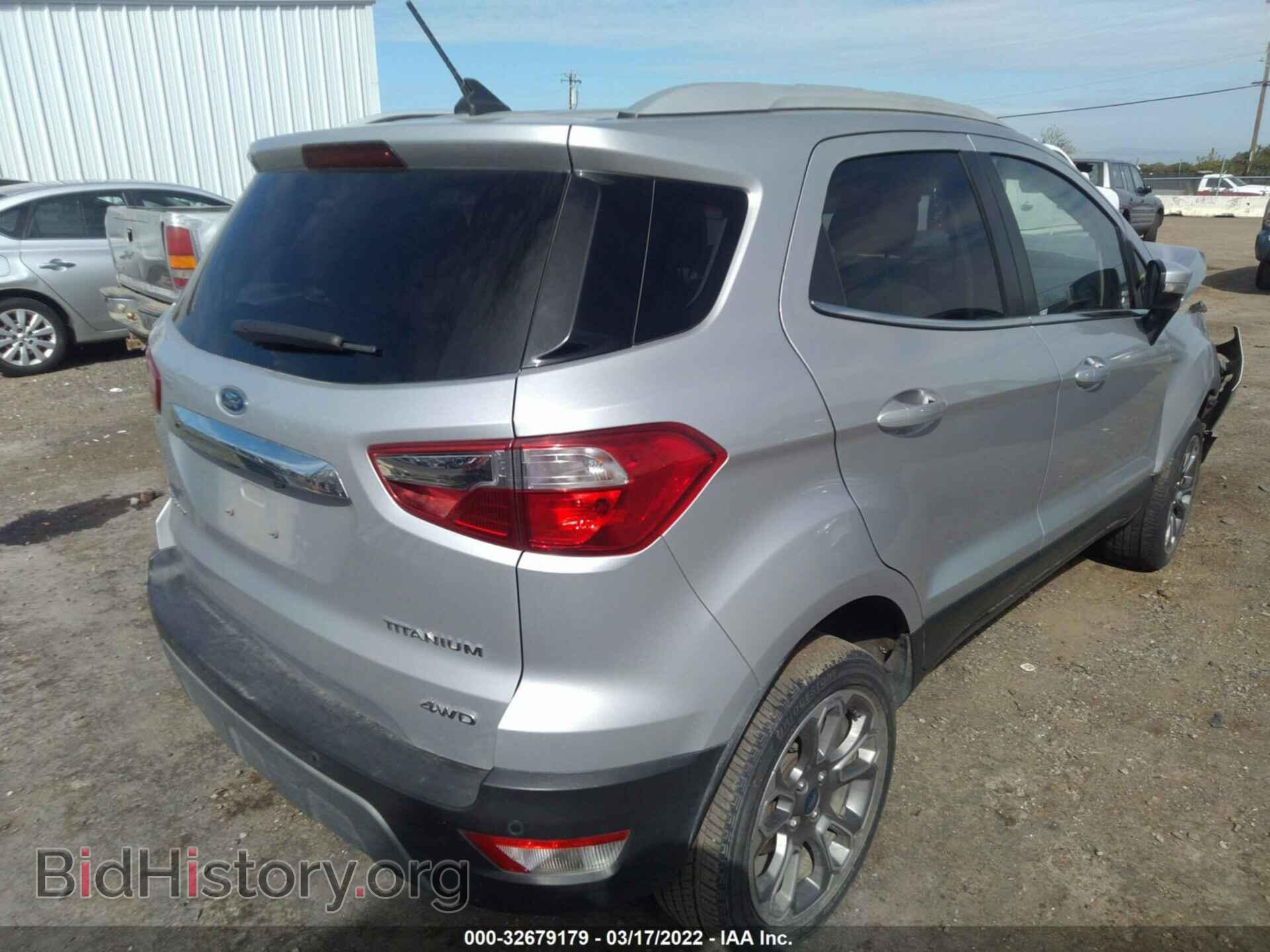 2019 FORD ECOSPORT - VIN: MAJ6S3KL7KC297739 - Фото 4