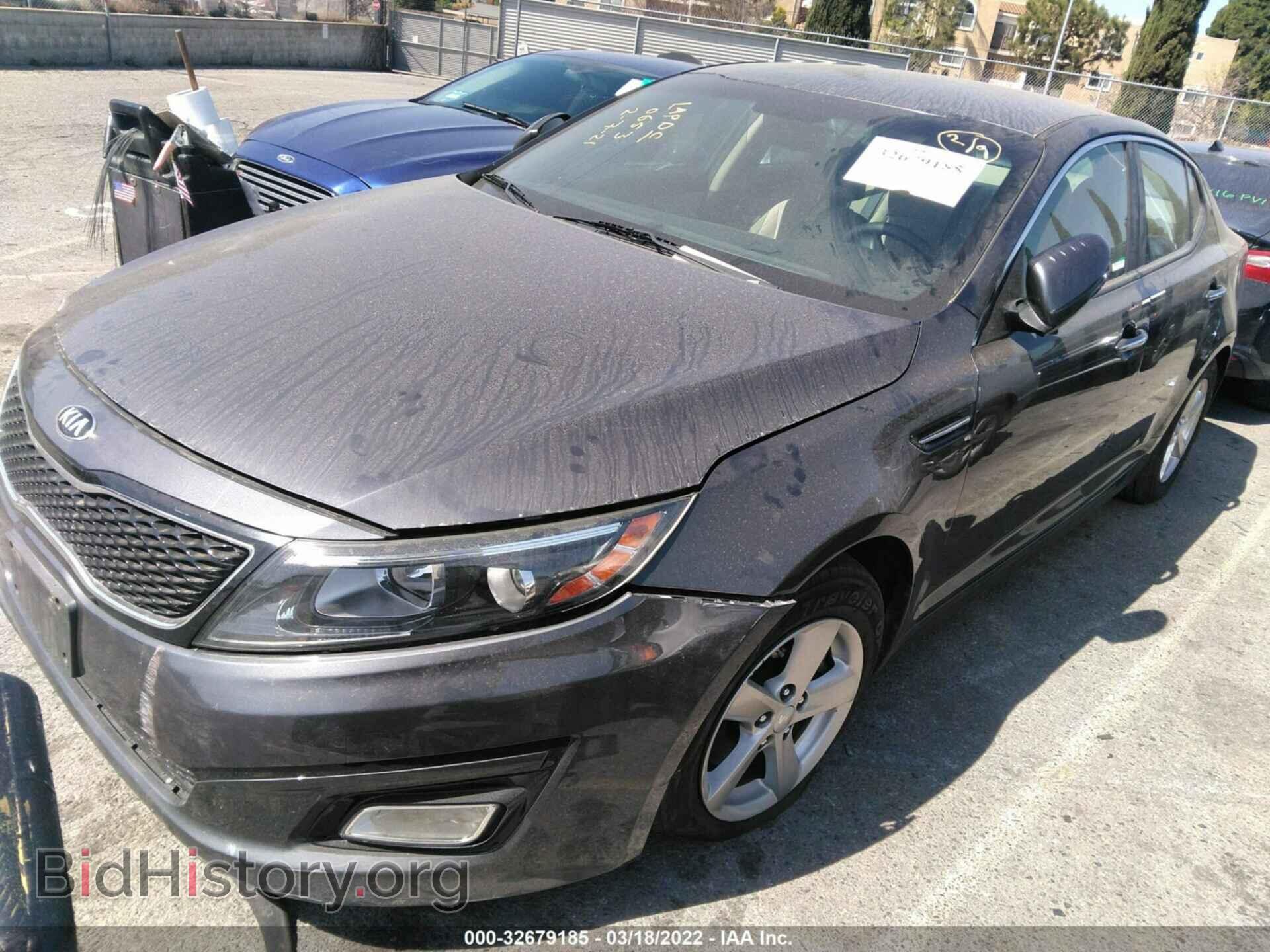 2015 KIA OPTIMA - VIN: KNAGM4A75F5649212 - Фото 2