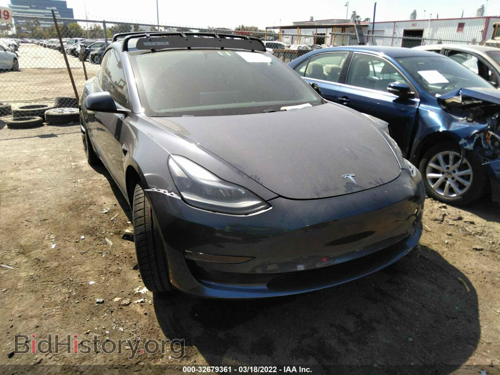 Photo 5YJ3E1ECXMF926193 - TESLA MODEL 3 2021