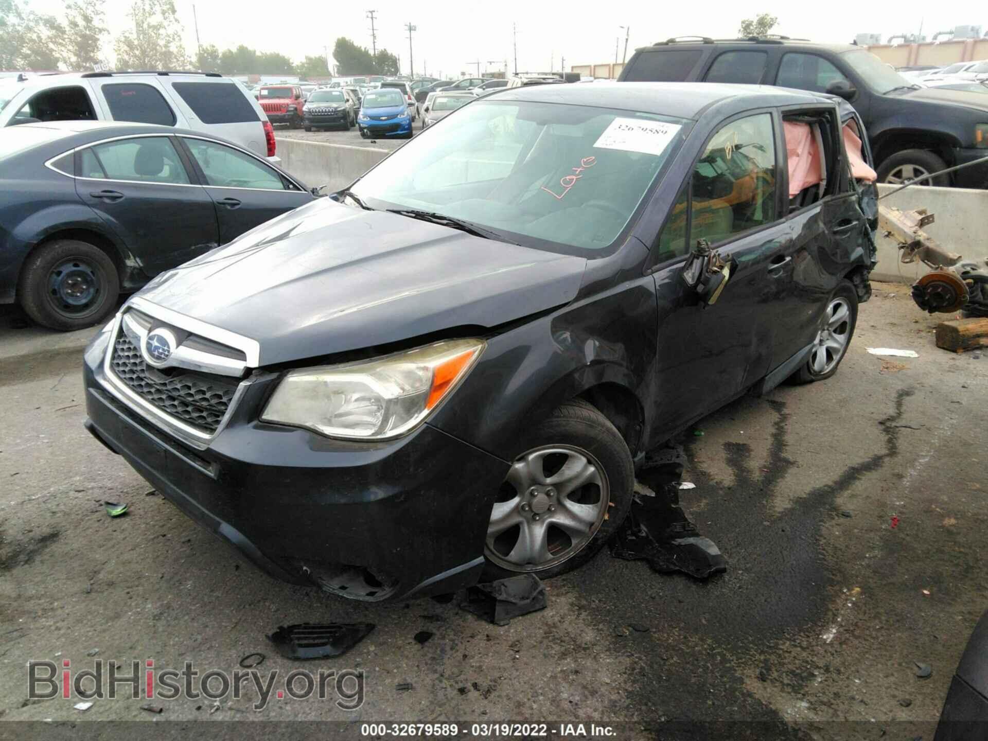 2014 SUBARU FORESTER - VIN: JF2SJAAC8EH451434 - Фото 2