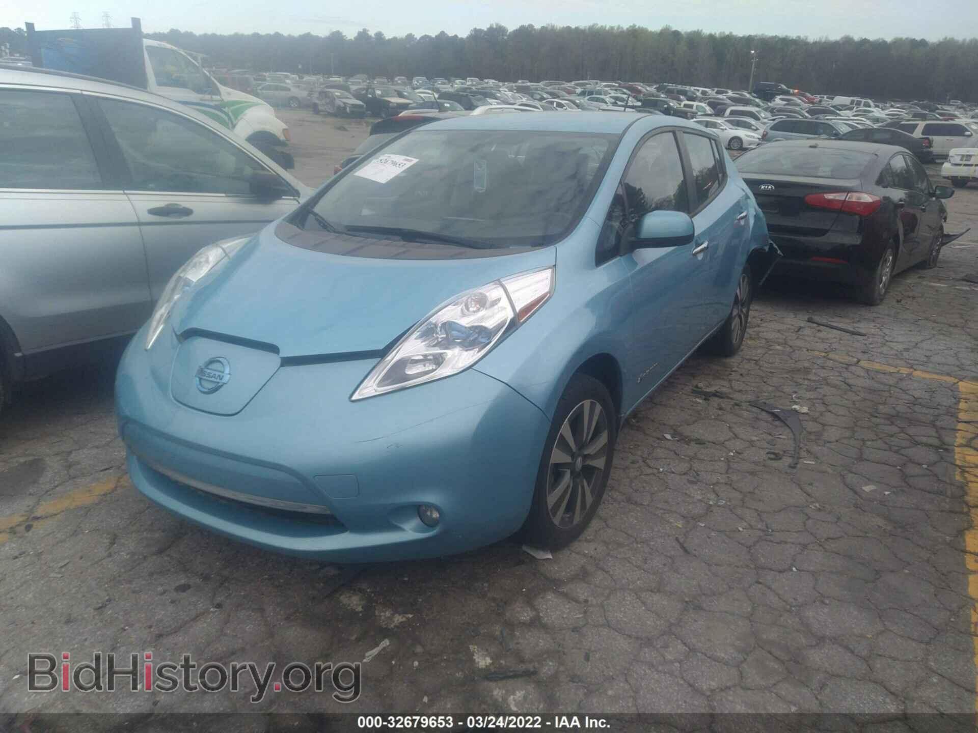 2015 NISSAN LEAF - VIN: 1N4AZ0CP6FC320505 - Фото 2