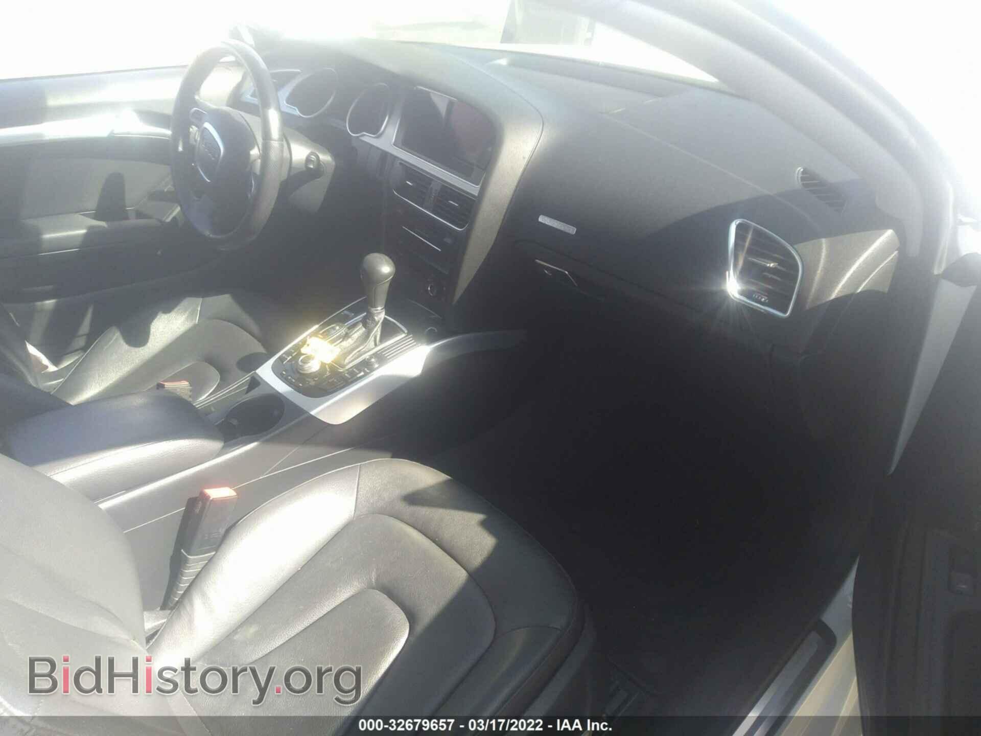 2012 AUDI A5 - VIN: WAULFAFRXCA005287 - Photo 5