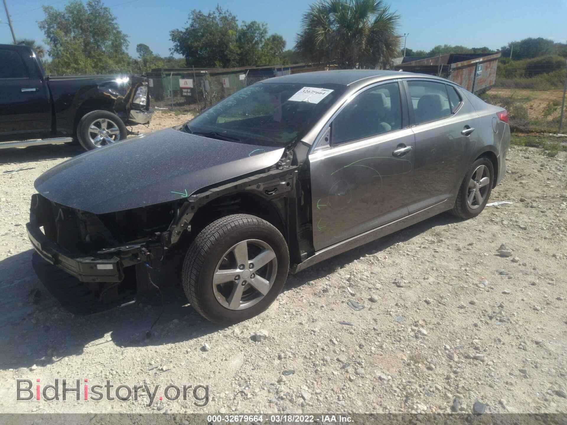 2015 KIA OPTIMA - VIN: 5XXGM4A72FG482015 - Фото 2