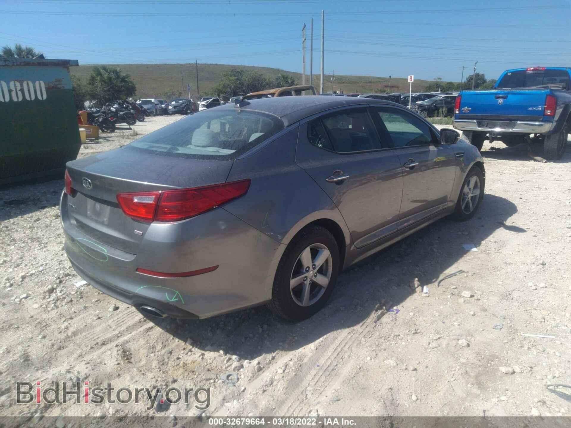 2015 KIA OPTIMA - VIN: 5XXGM4A72FG482015 - Фото 4