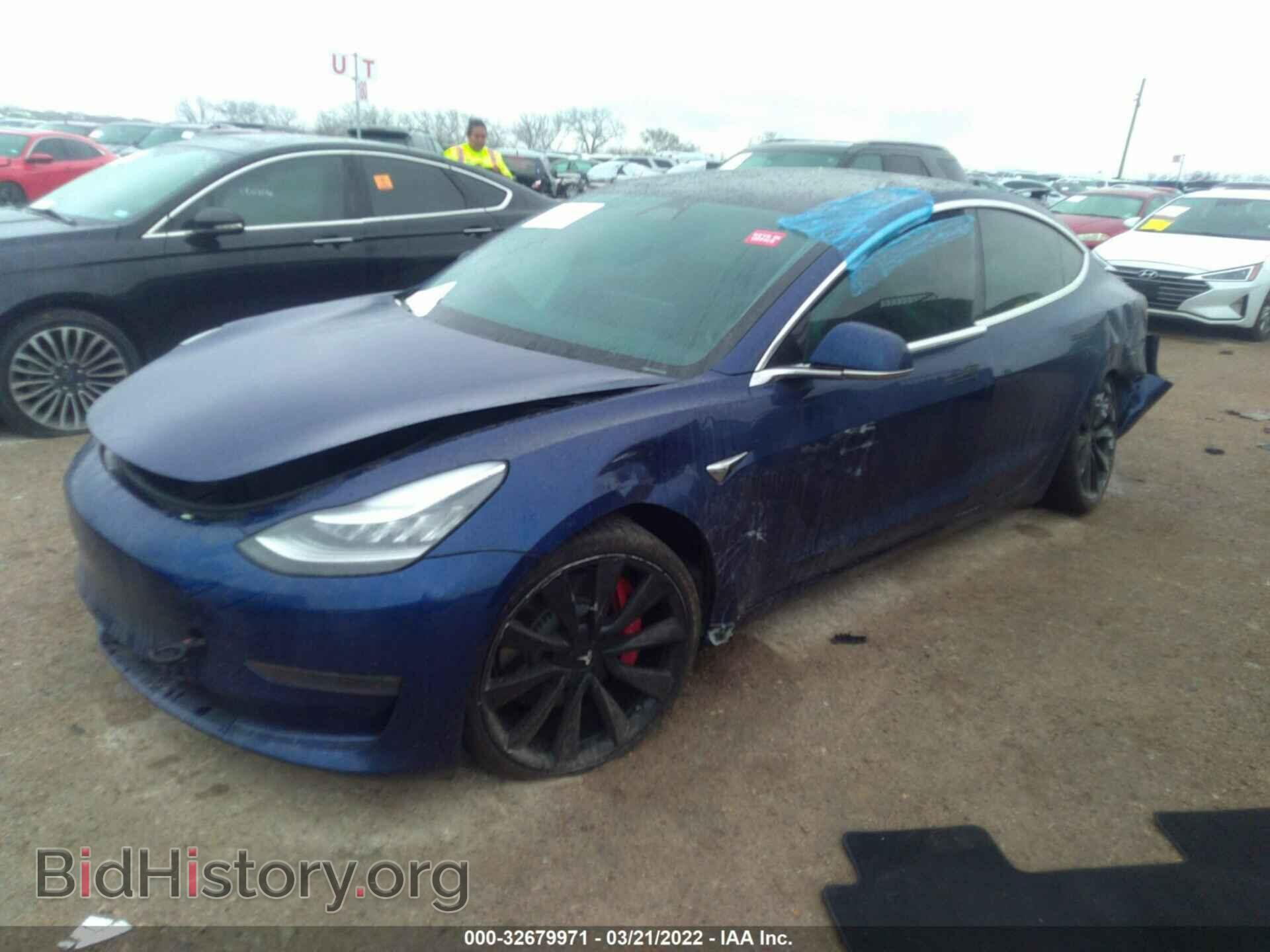 2019 TESLA MODEL 3 - VIN: 5YJ3E1EB0KF425608 - Фото 2