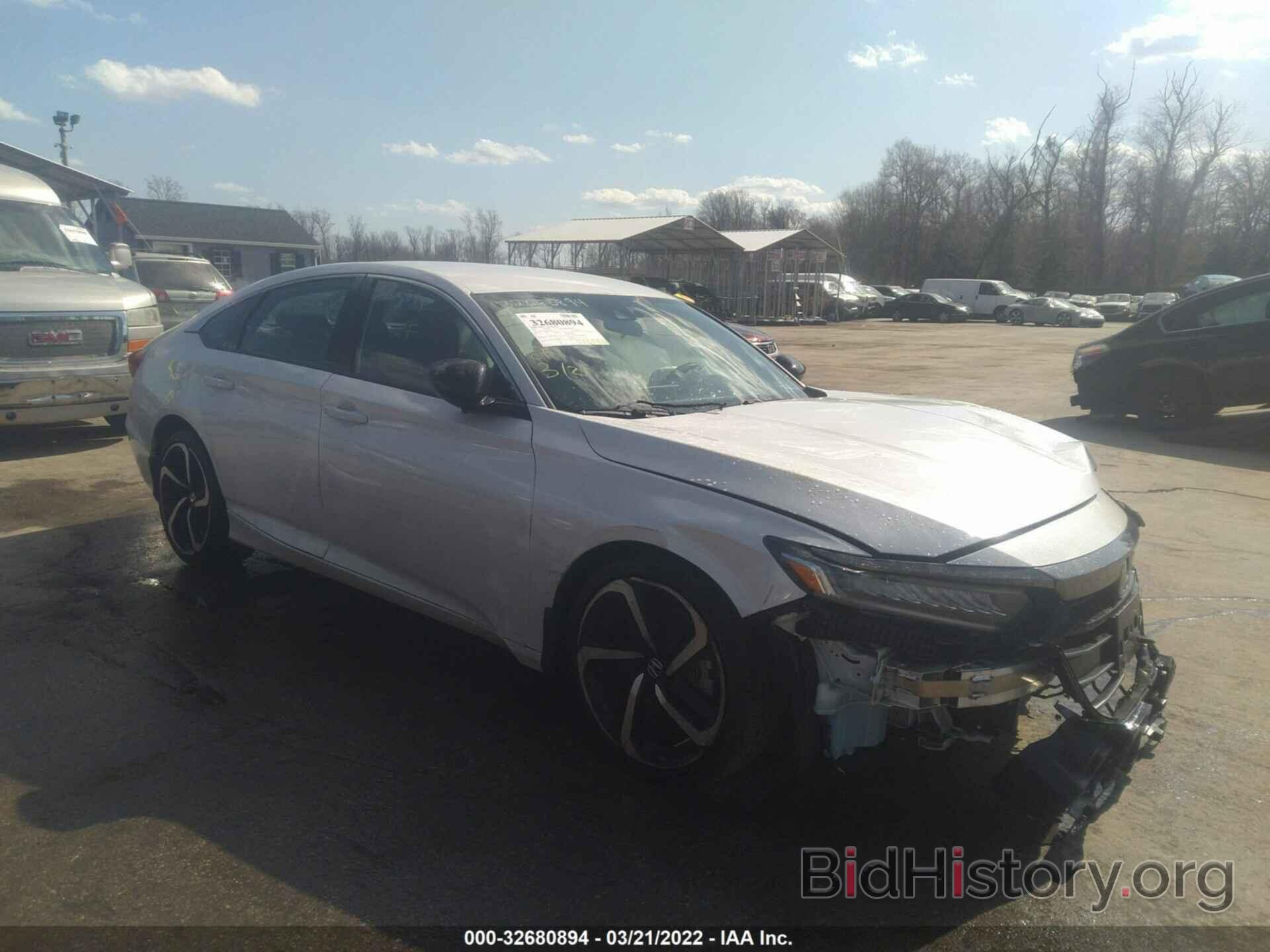 Photo 1HGCV1F35MA115085 - HONDA ACCORD SEDAN 2021