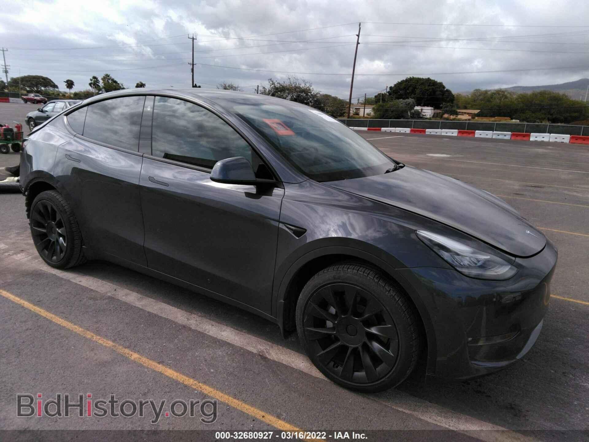 Photo 5YJYGDED2MF181417 - TESLA MODEL Y 2021
