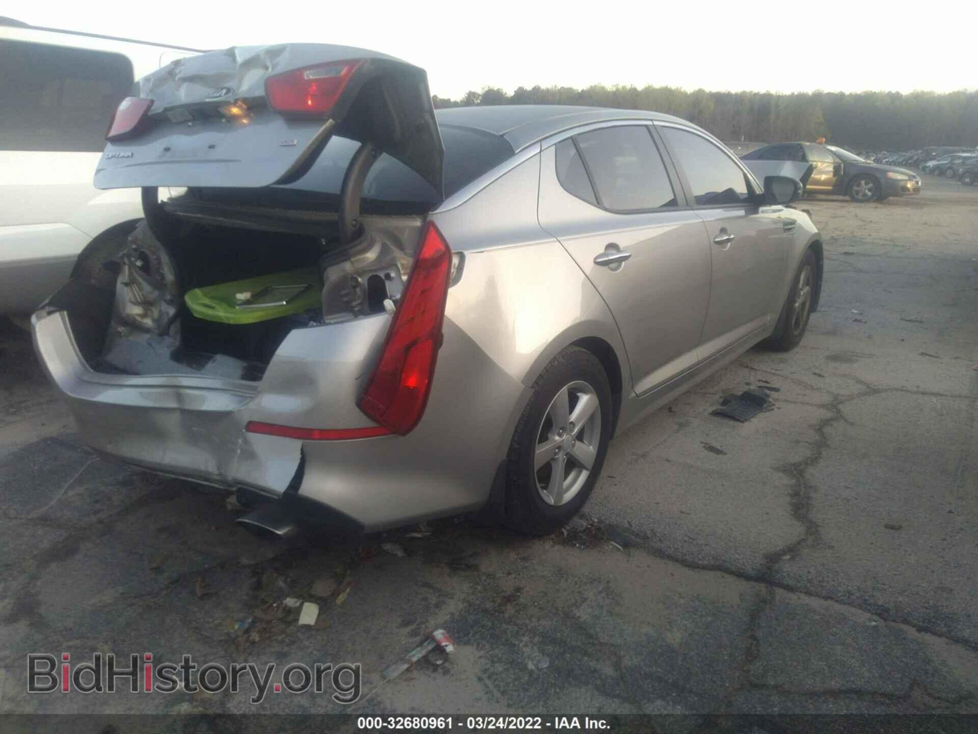 2015 KIA OPTIMA - VIN: KNAGM4A7XF5558548 - Photo 4