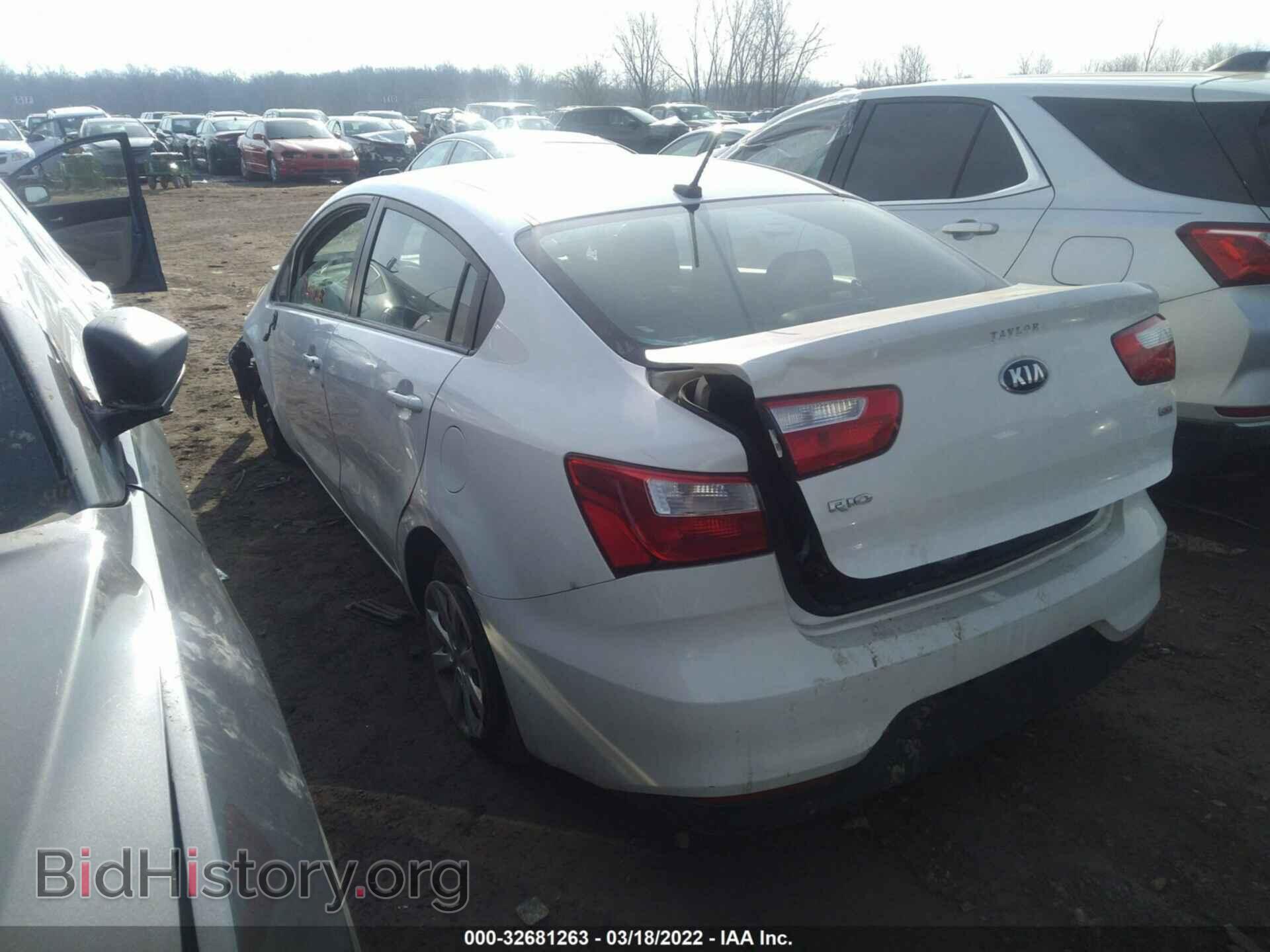 2016 KIA RIO - VIN: KNADM4A34G6667115 - Фото 3