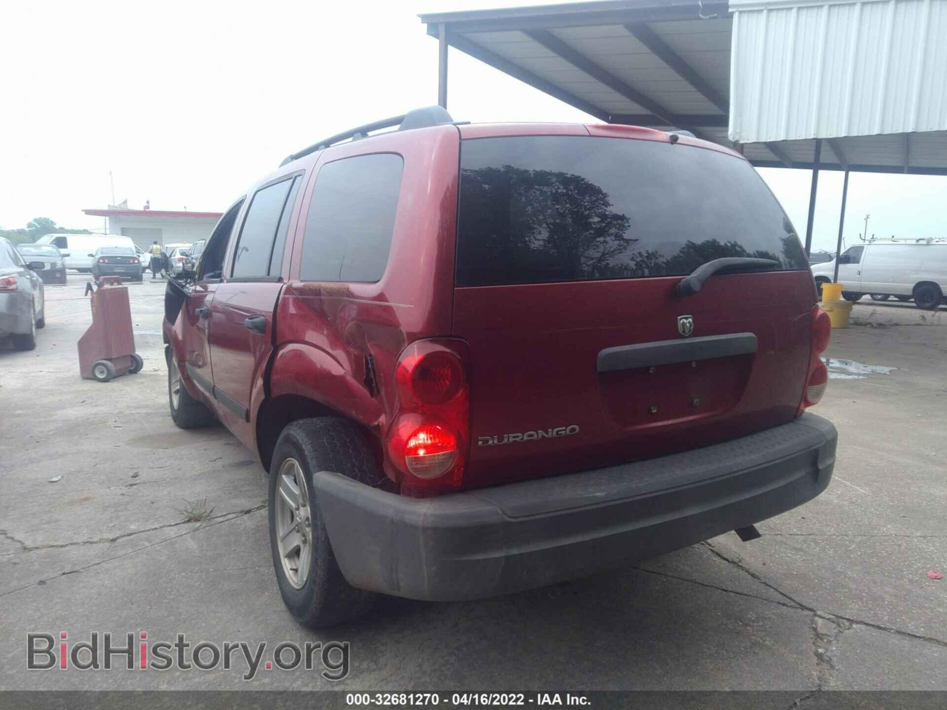 2006 DODGE DURANGO - VIN: 1D4HD38N46F173943 - Фото 3