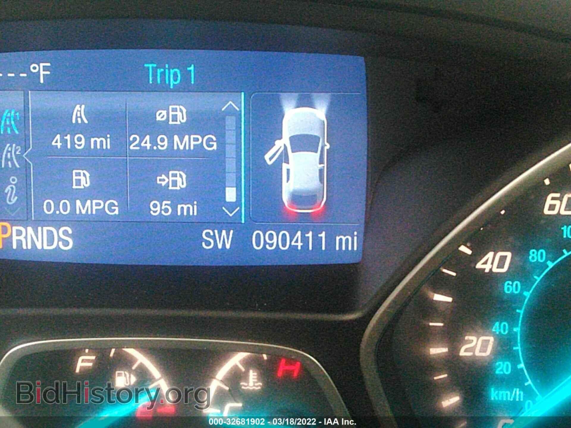 2014 FORD ESCAPE - VIN: 1FMCU9G92EUE18887 - Фото 7