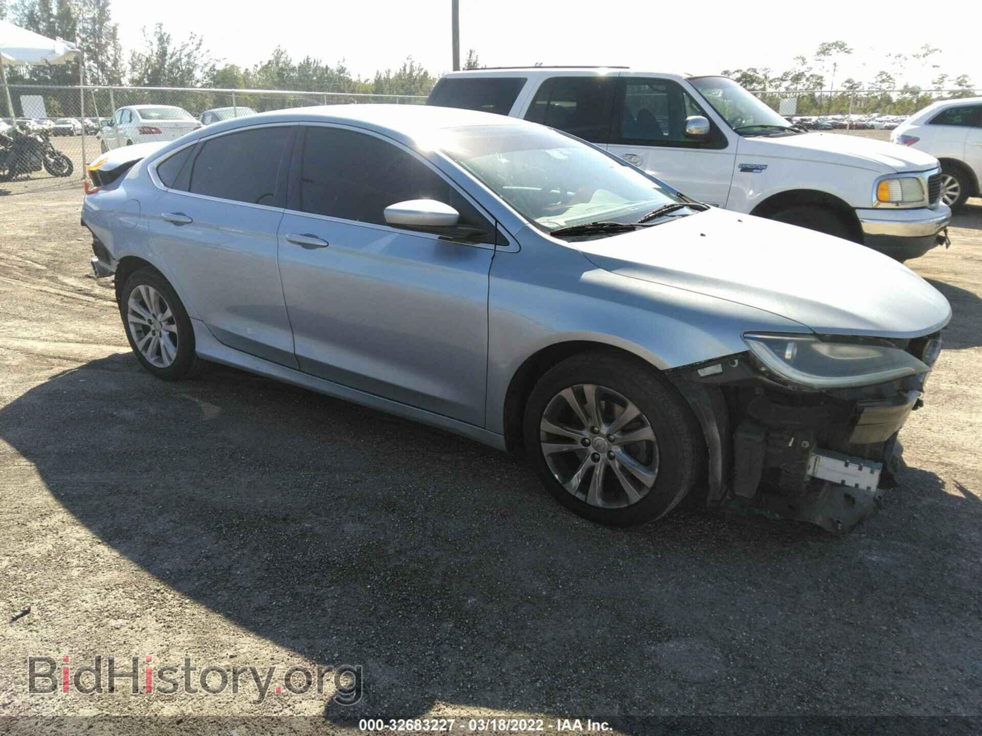 Фотография 1C3CCCAB1FN666130 - CHRYSLER 200 2015