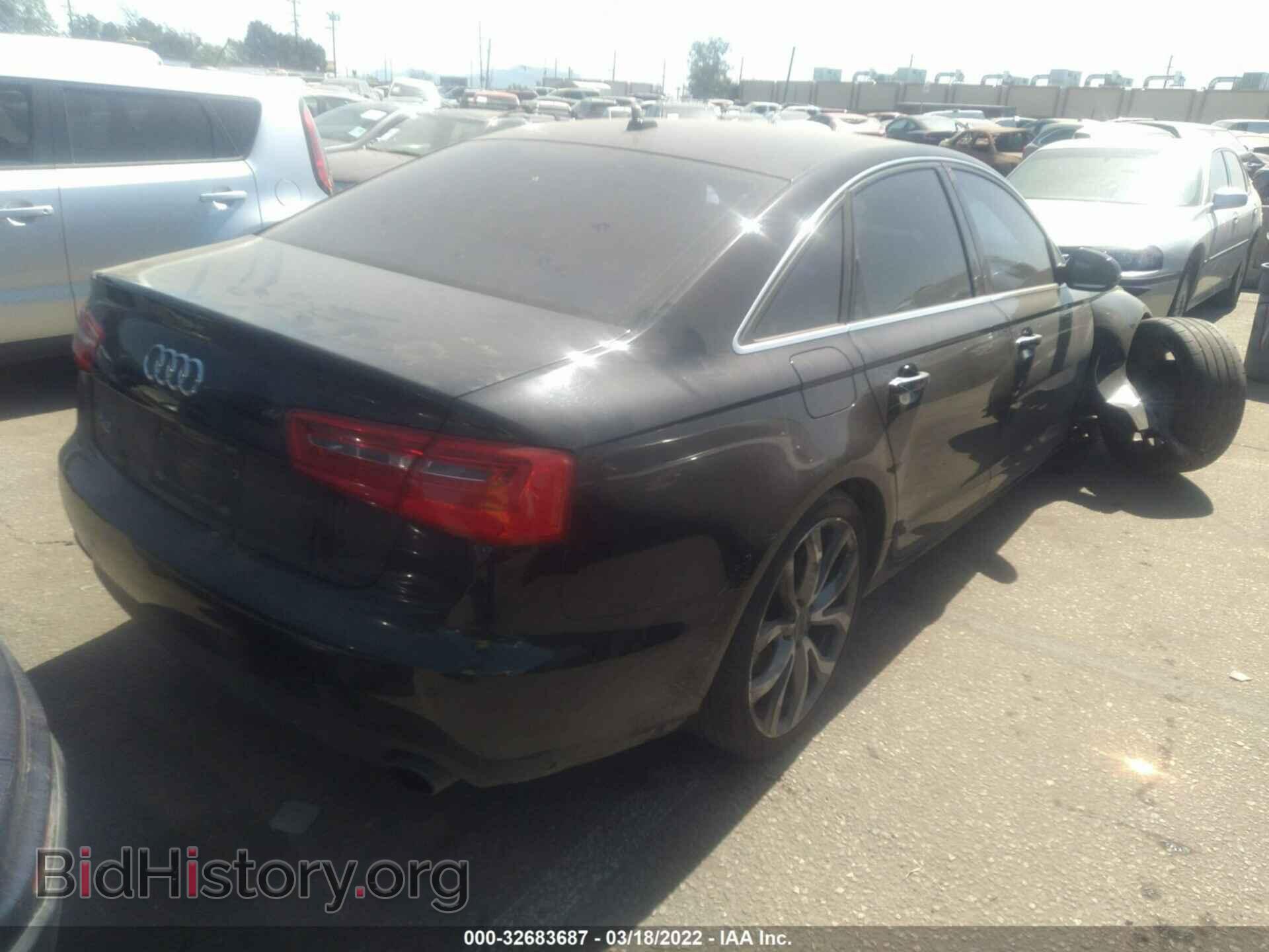 2013 AUDI A6 - VIN: WAUGFAFC0DN156601 - Фото 4