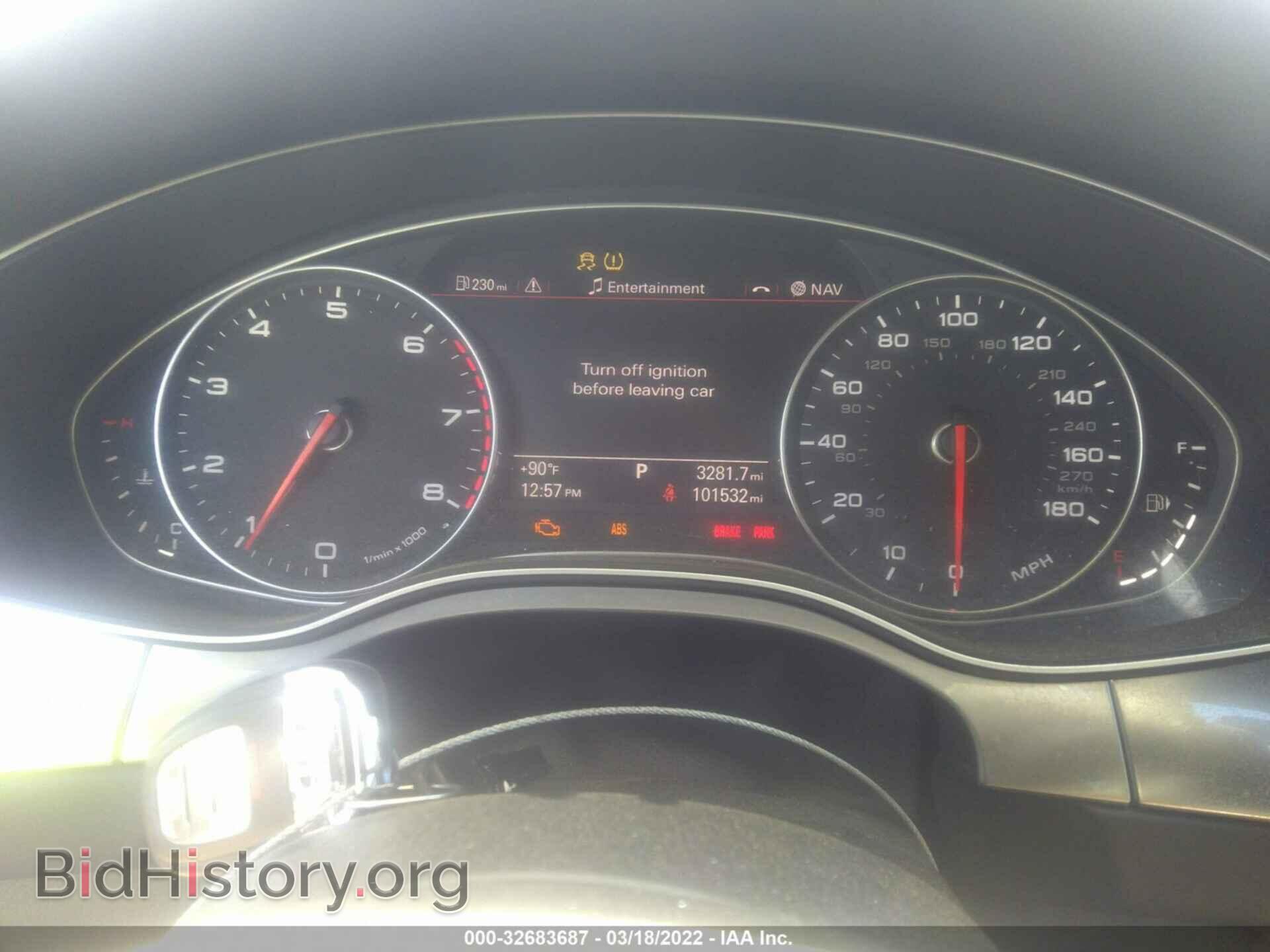 2013 AUDI A6 - VIN: WAUGFAFC0DN156601 - Фото 7