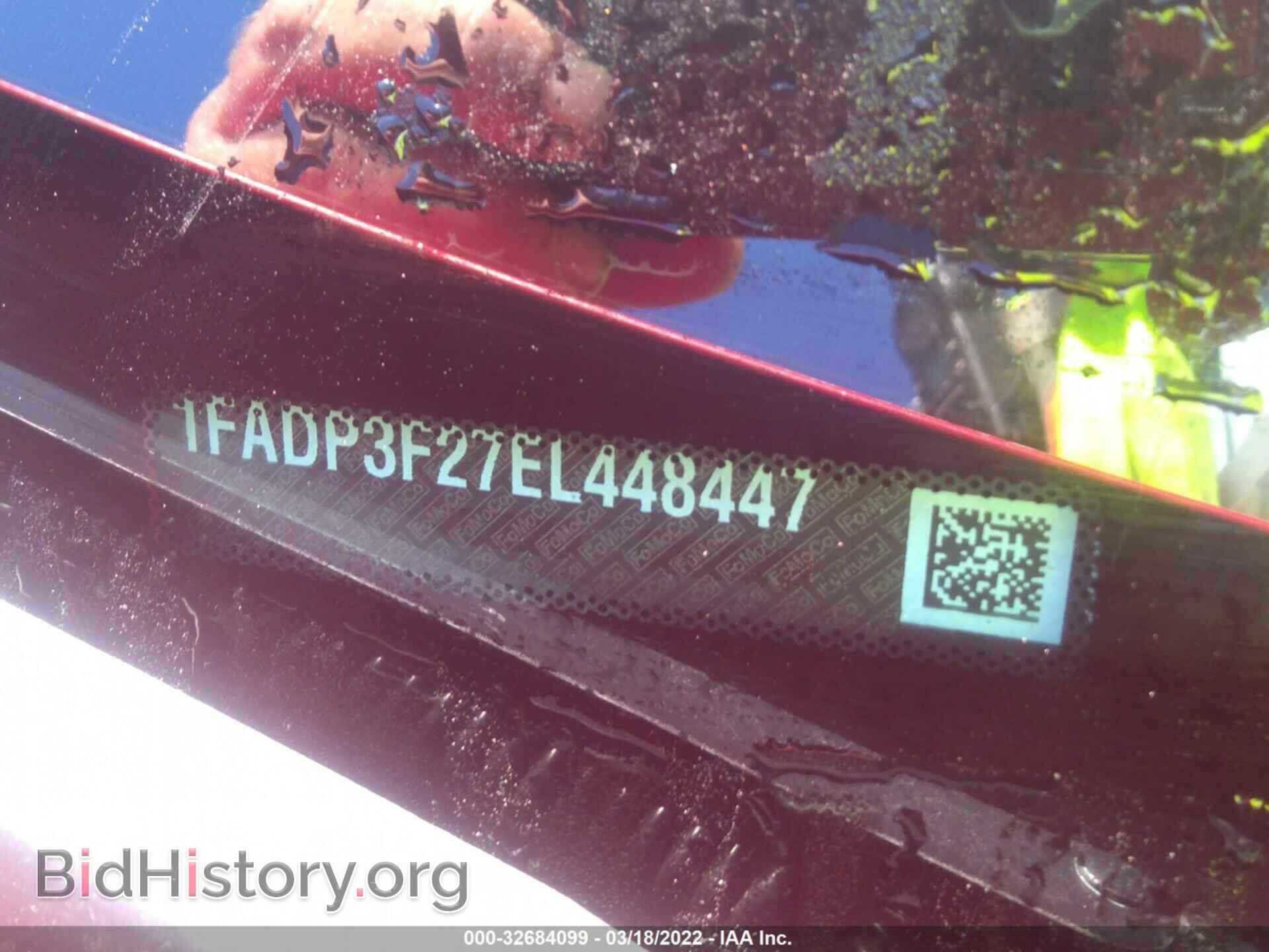 2014 FORD FOCUS - VIN: 1FADP3F27EL448447 - Фото 9