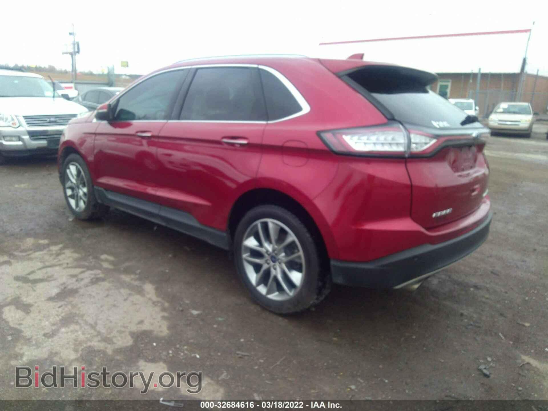 2015 FORD EDGE - VIN: 2FMTK3K94FBB42018 - Фото 3