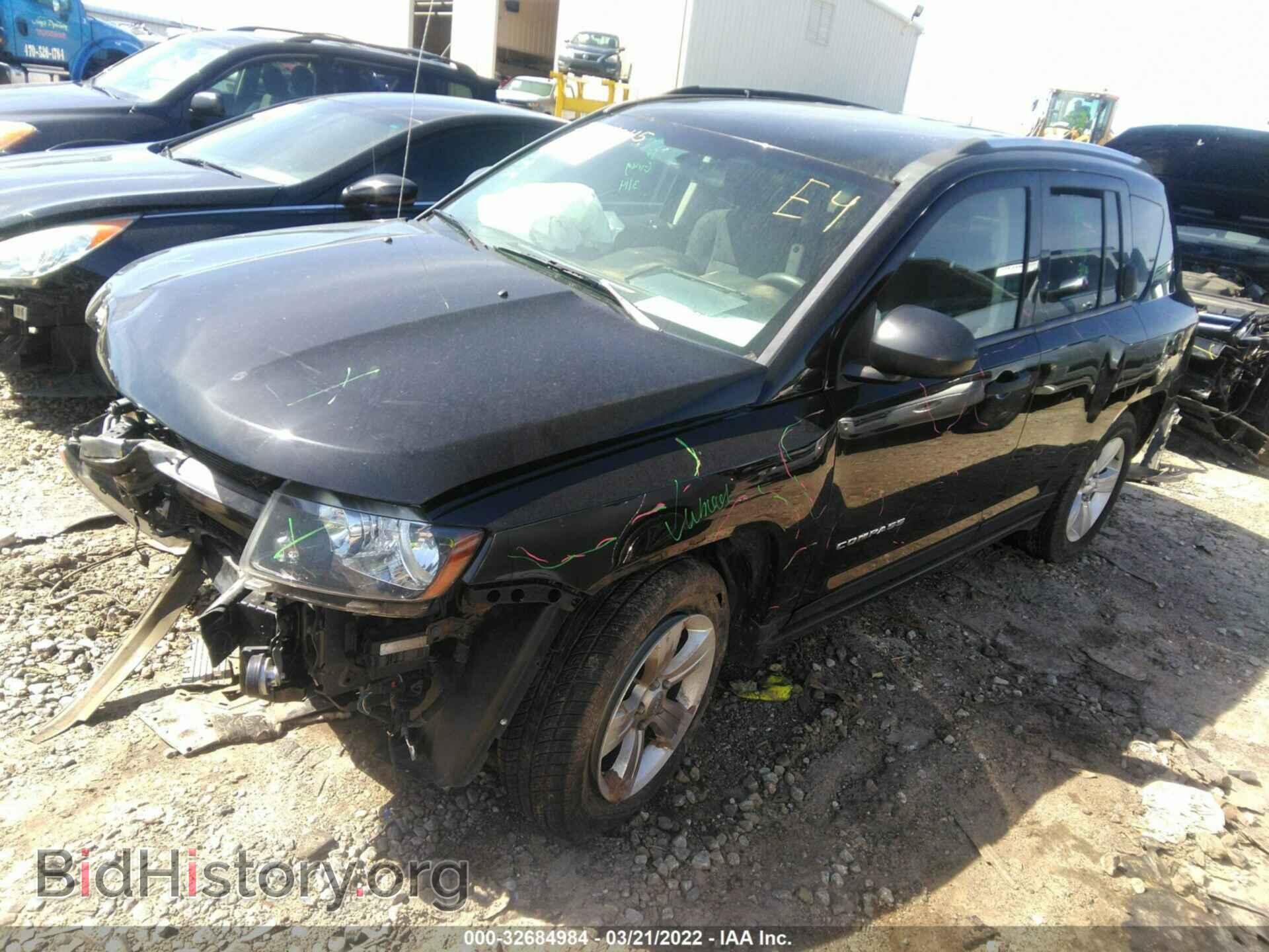 2014 JEEP COMPASS - VIN: 1C4NJCBB5ED625884 - Фото 2