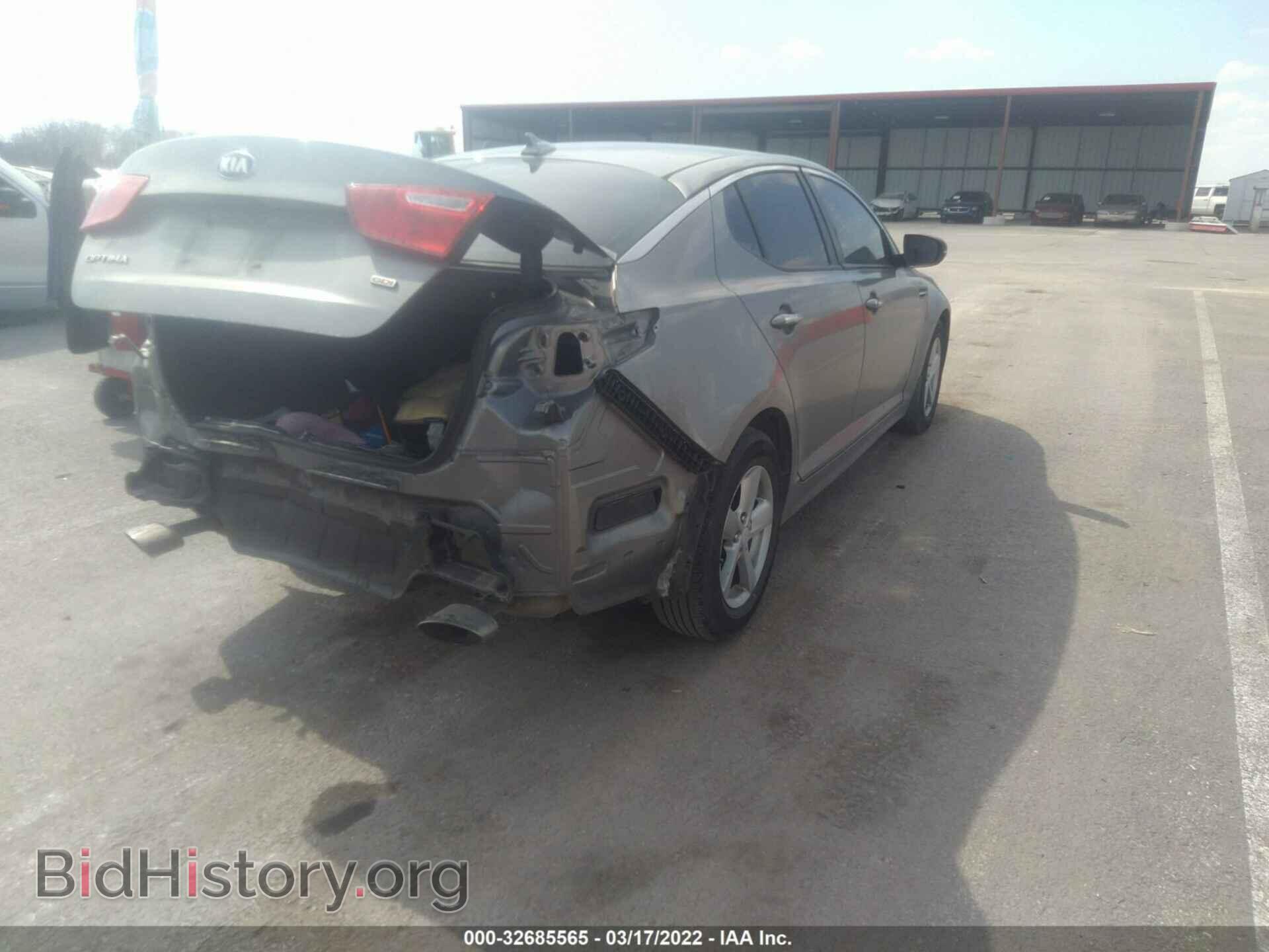 2015 KIA OPTIMA - VIN: 5XXGM4A71FG430259 - Фото 4