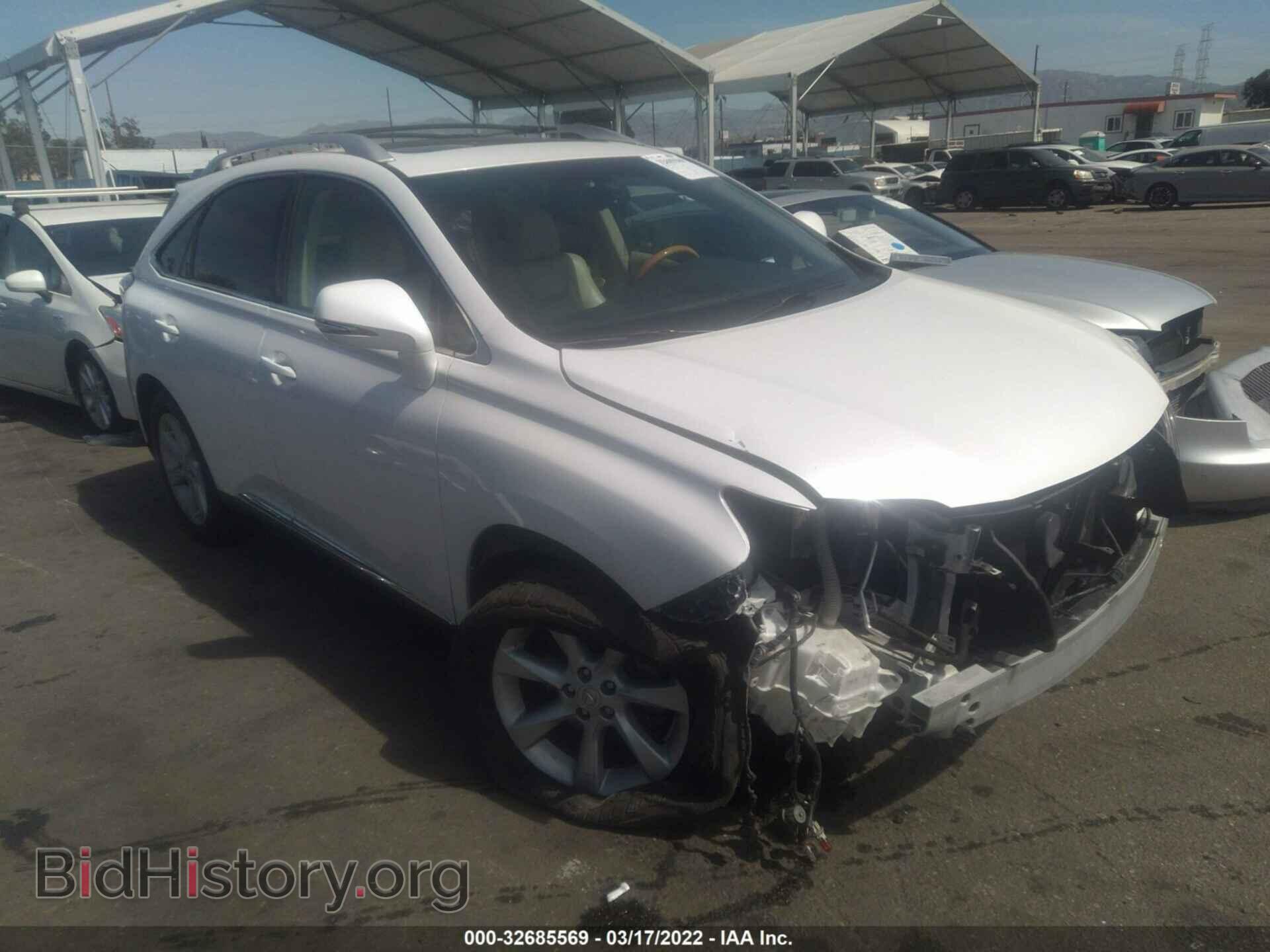 Photo 2T2BK1BA2CC150079 - LEXUS RX 350 2012