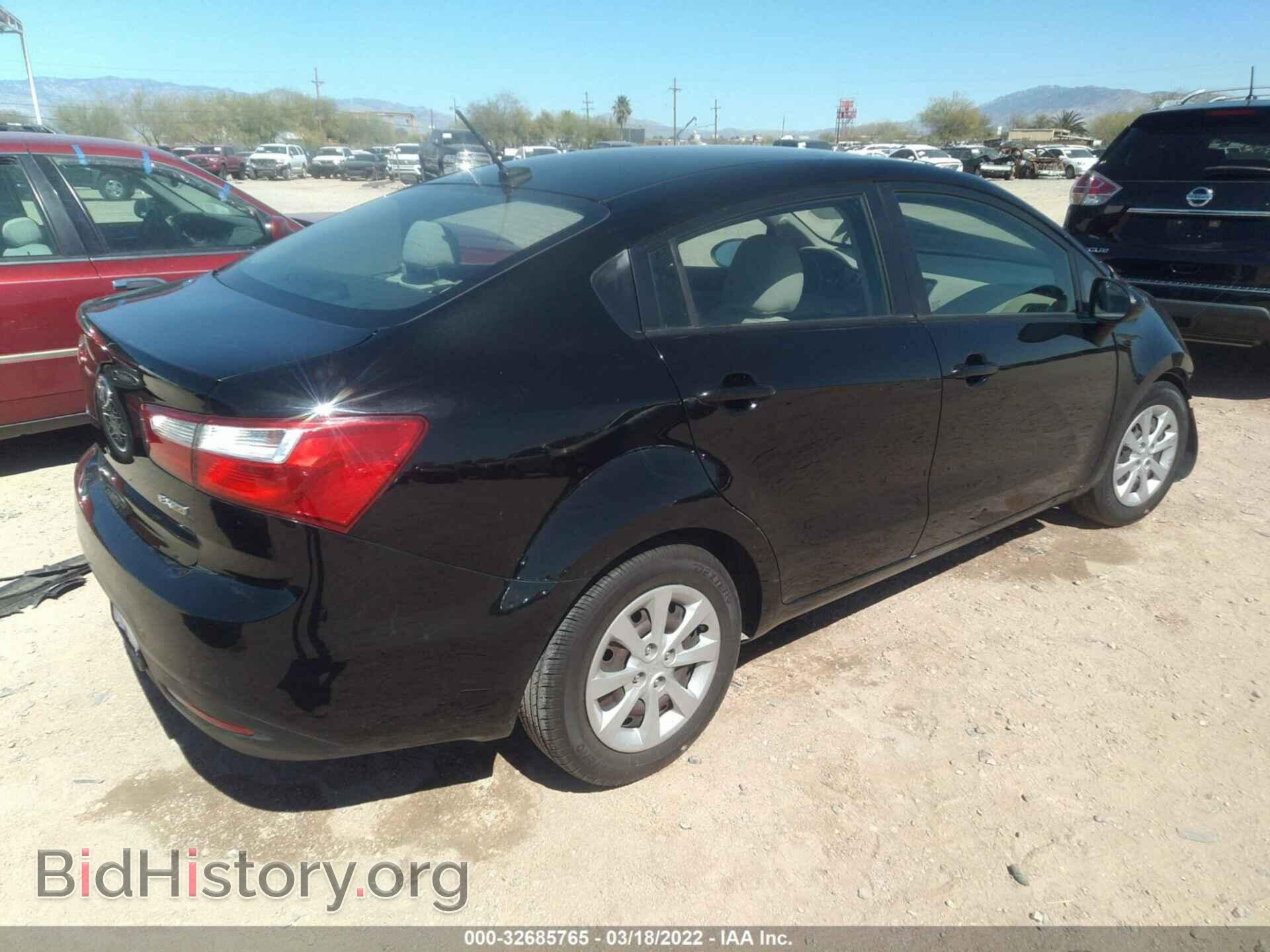 2013 KIA RIO - VIN: KNADN4A38D6242943 - Фото 4