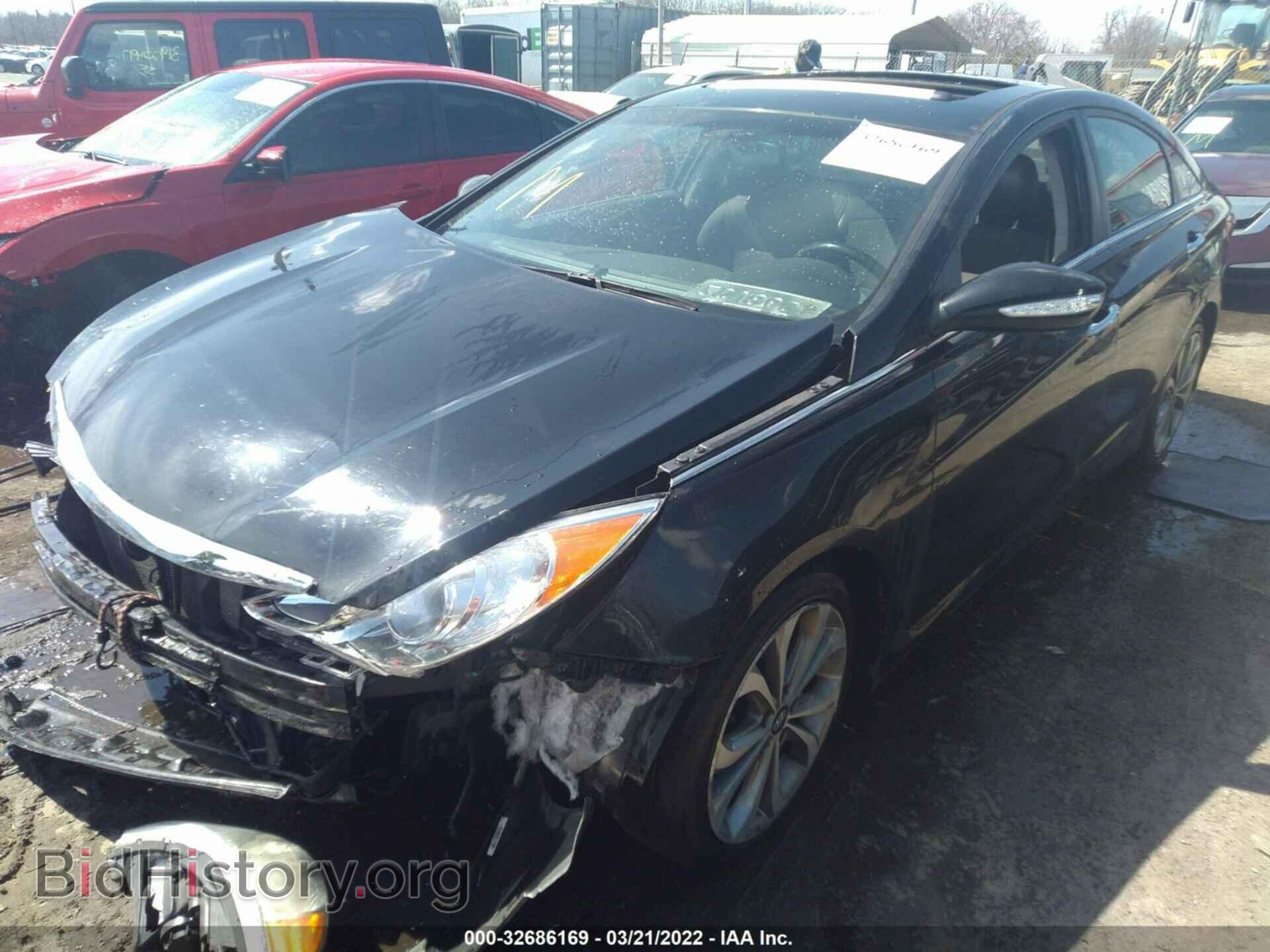 2014 HYUNDAI SONATA - VIN: 5NPEC4AC1EH833524 - Фото 2