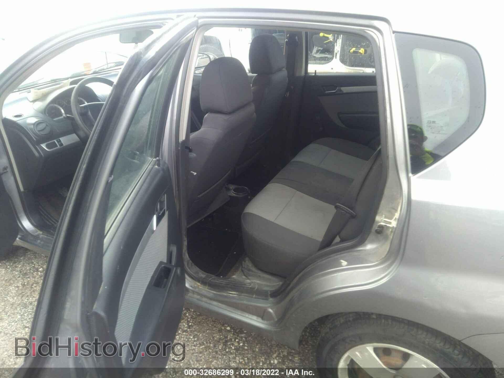 2011 CHEVROLET AVEO - VIN: KL1TD6DE7BB198598 - Фото 8