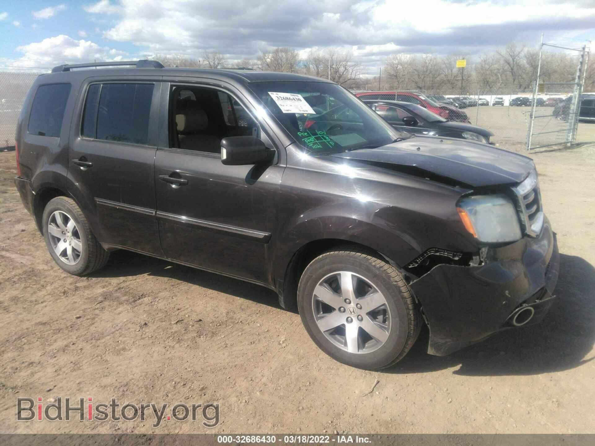 Фотография 5FNYF4H94EB052462 - HONDA PILOT 2014