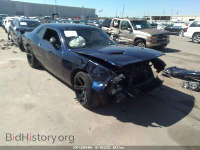 2017 Dodge CHALLENGER SXT, blue — VIN 2C3CDZAG4HH584853, IAAI