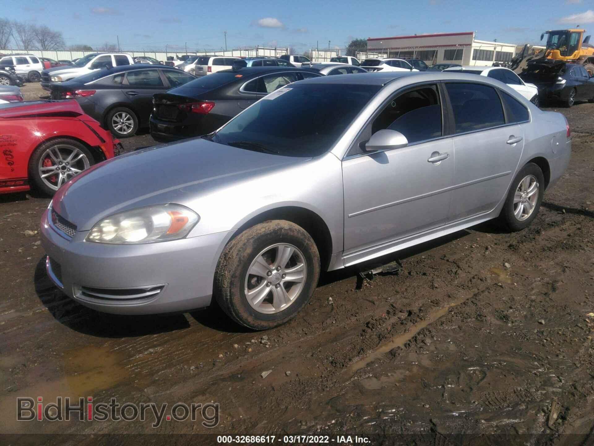 2013 CHEVROLET IMPALA - VIN: 2G1WF5E39D1255483 - Фото 2