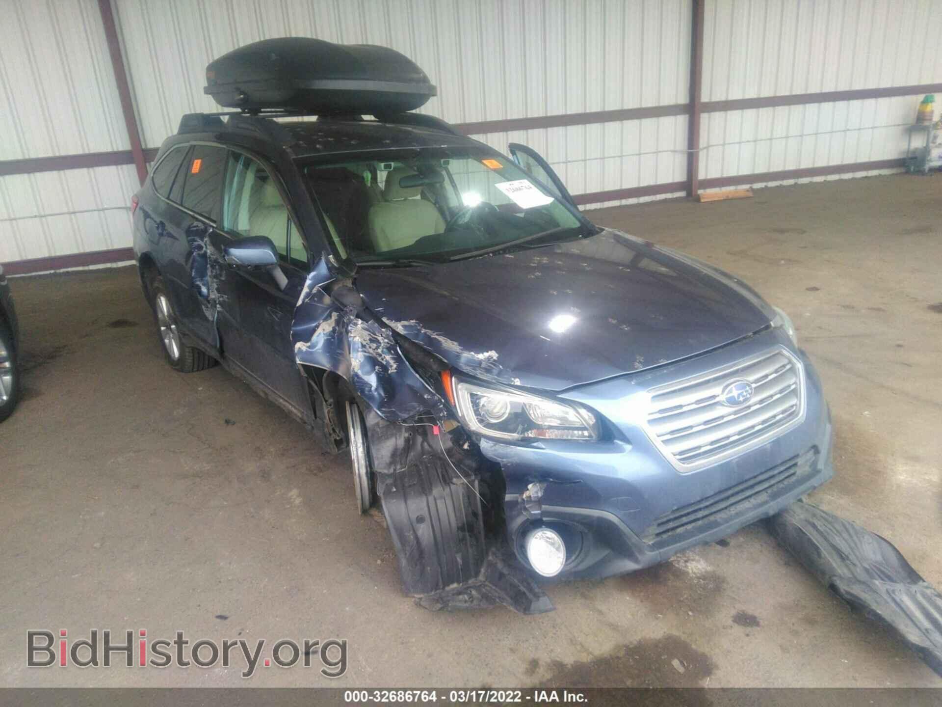 Фотография 4S4BSAFC8G3240105 - SUBARU OUTBACK 2016