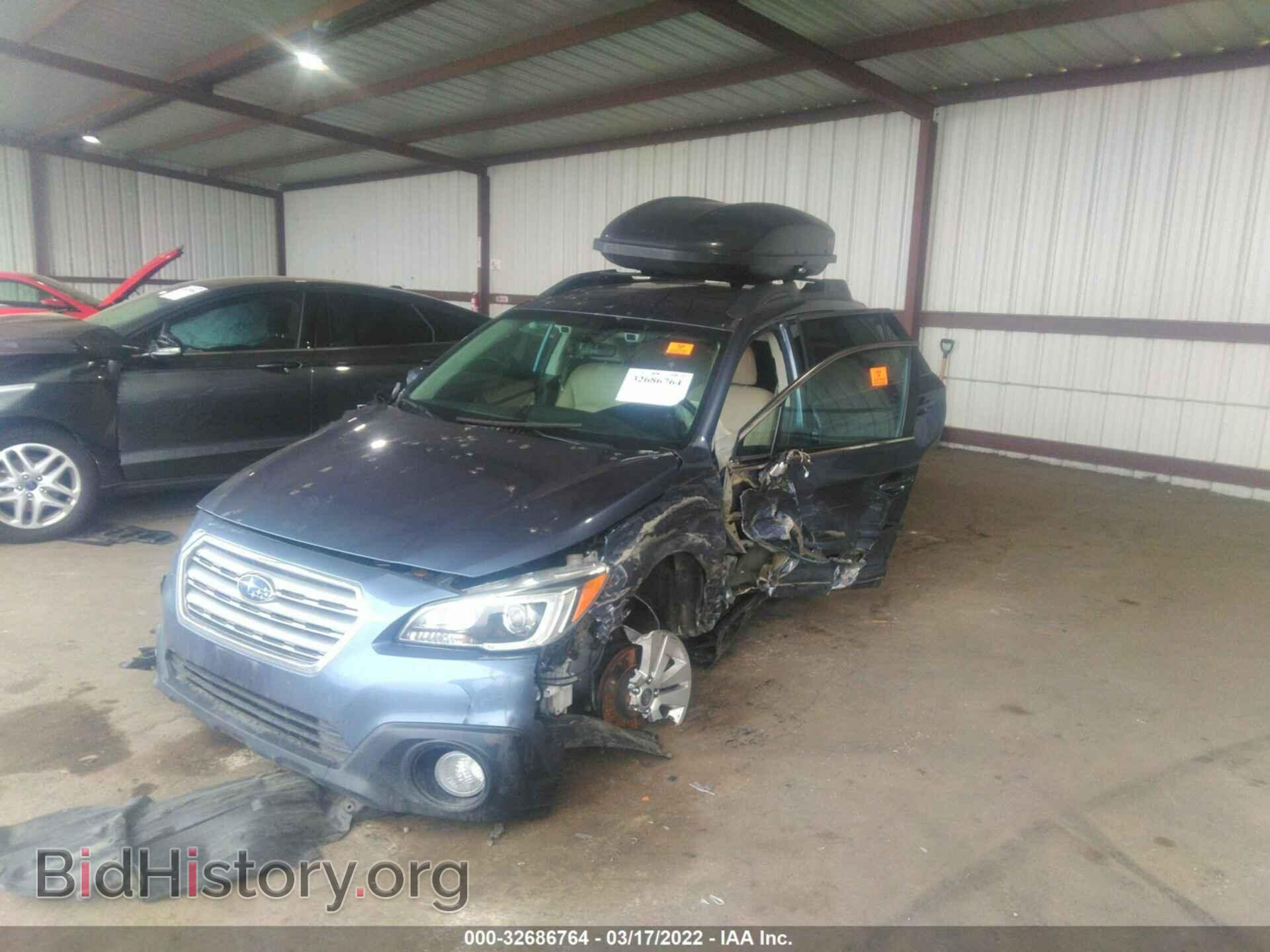 2016 SUBARU OUTBACK - VIN: 4S4BSAFC8G3240105 - Фото 2