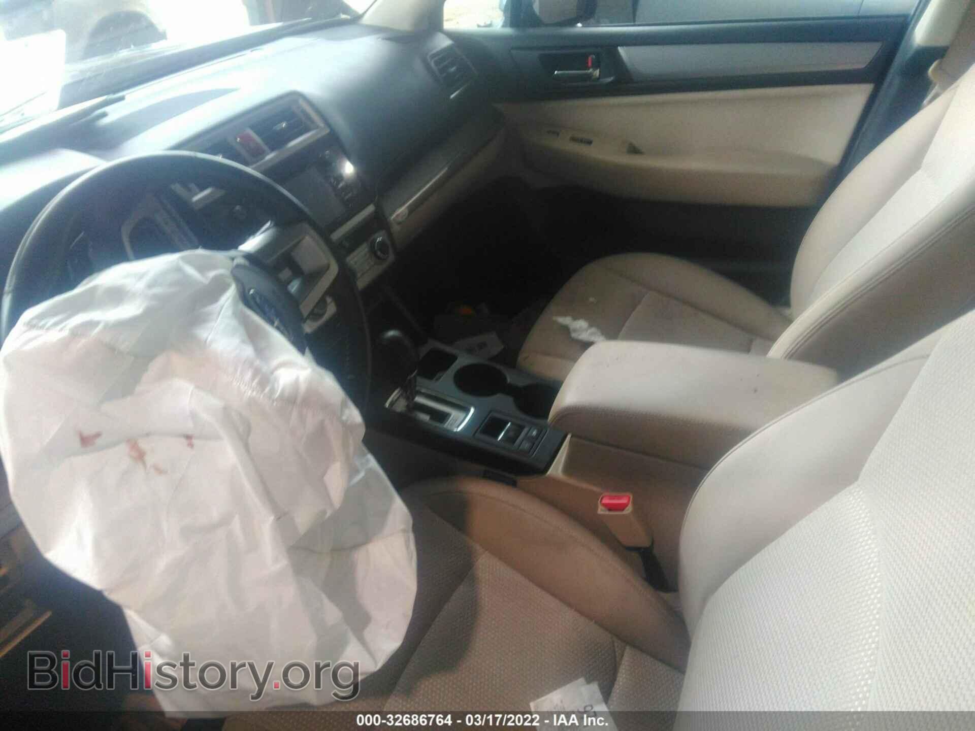 2016 SUBARU OUTBACK - VIN: 4S4BSAFC8G3240105 - Фото 5