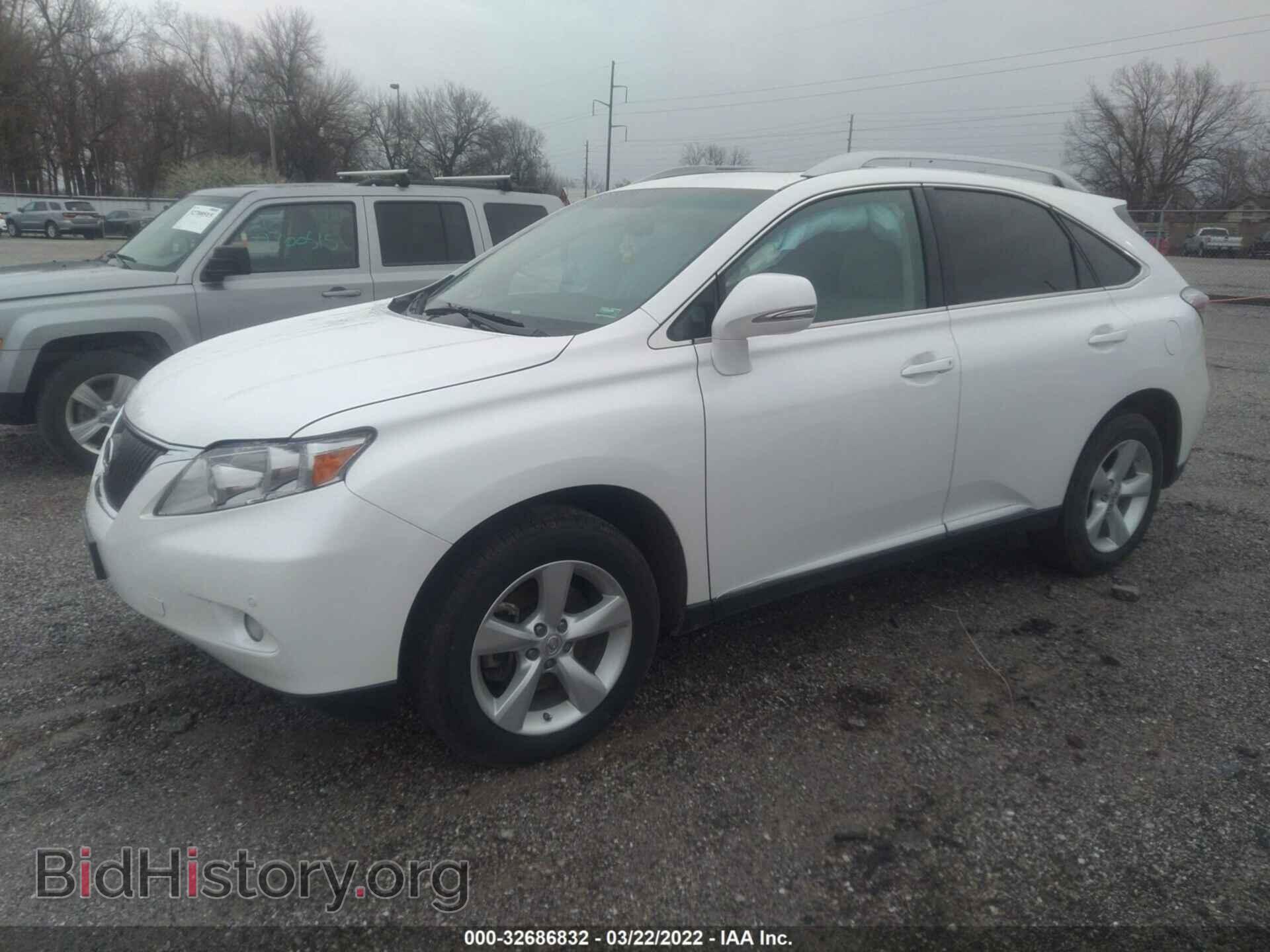 2011 LEXUS RX 350 - VIN: 2T2BK1BA8BC109681 - Фото 2