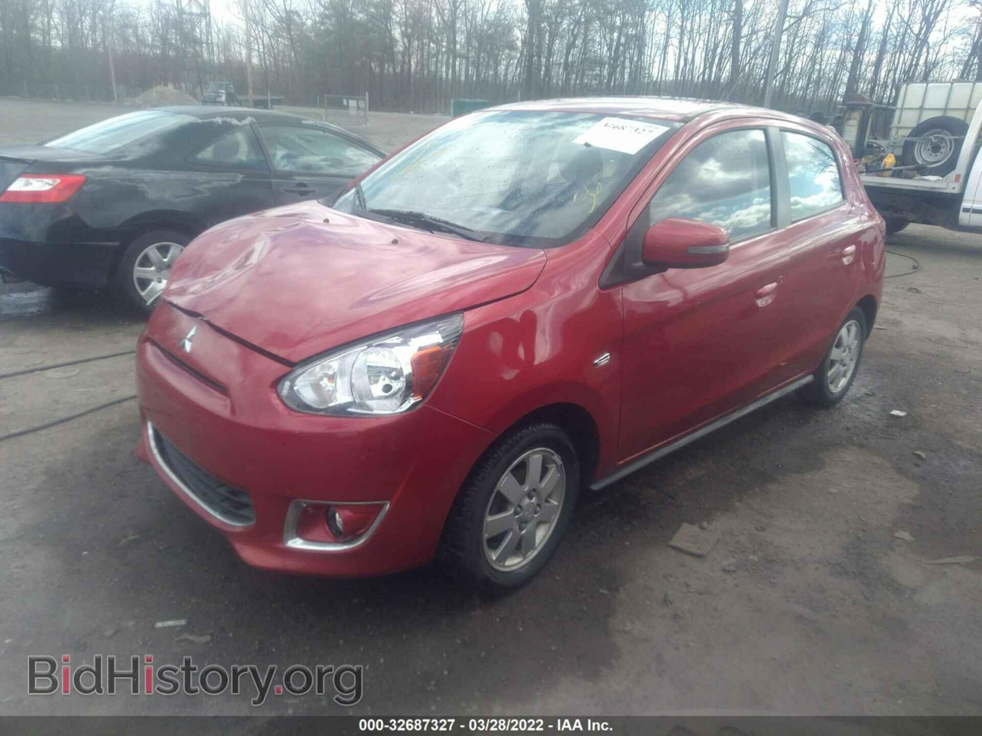 2015 MITSUBISHI MIRAGE - VIN: ML32A4HJ5FH011809 - Фото 2